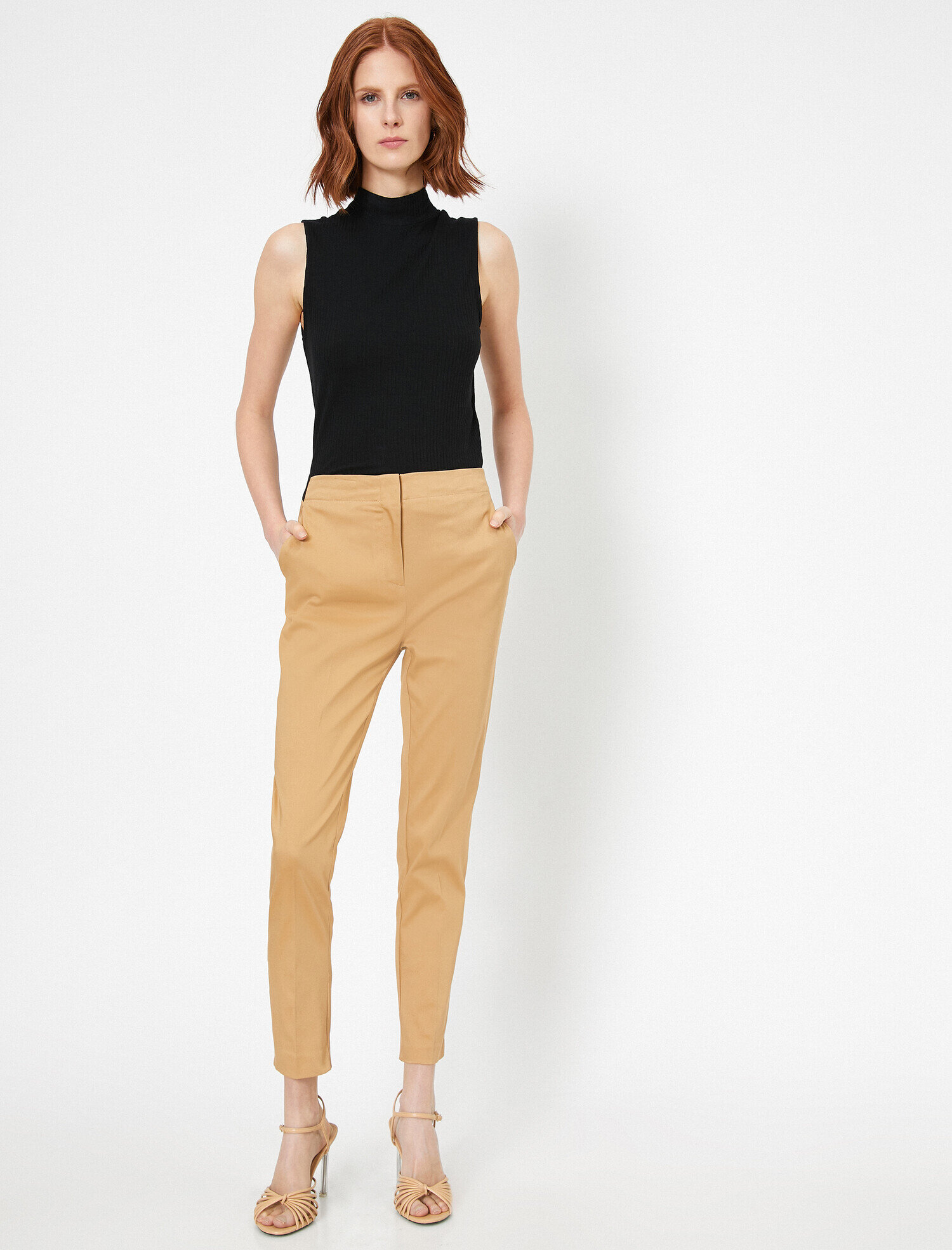   Cep Detaylı Basic Pantolon