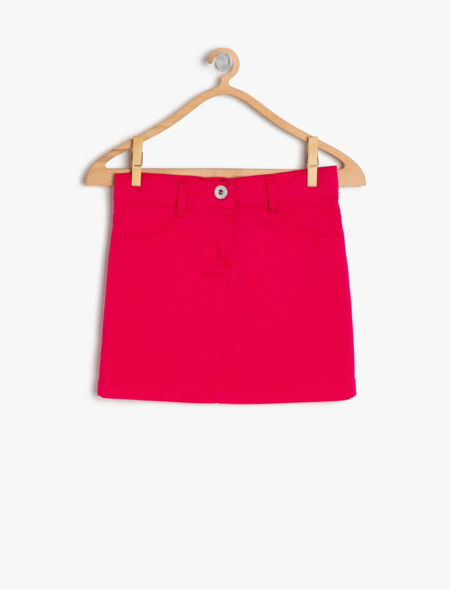  Kız Çocuk Cep Detaylı Etek