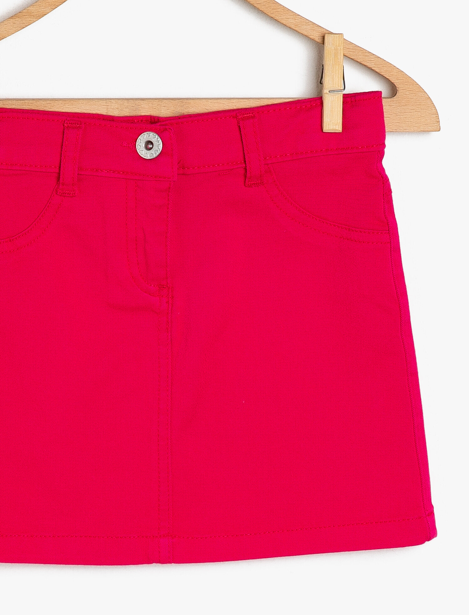  Kız Çocuk Cep Detaylı Etek