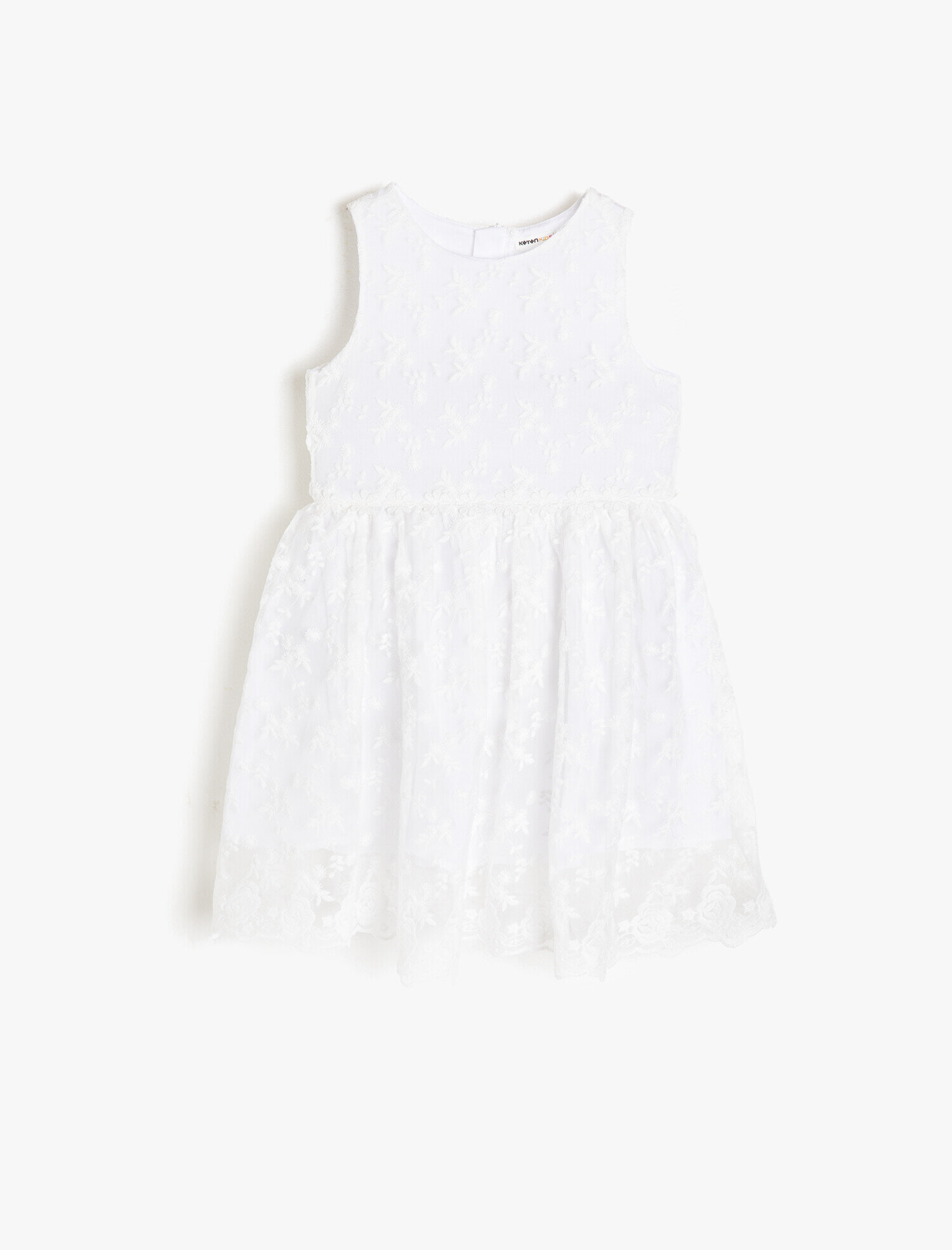  Kız Çocuk İşlemeli Elbise