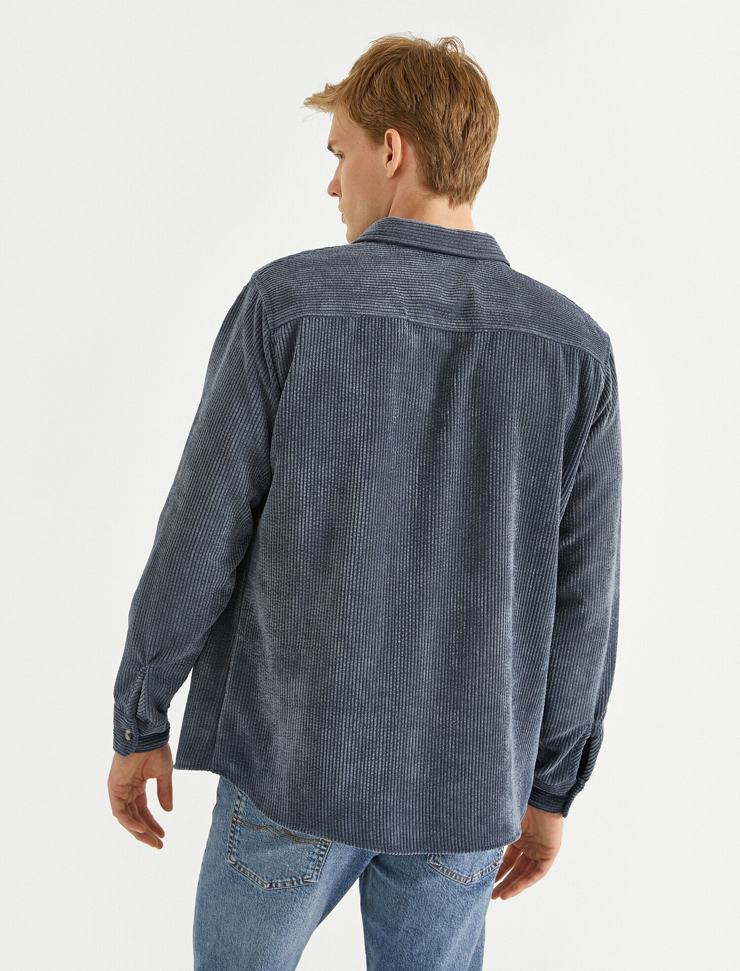   Fitilli Kadife Gömlek