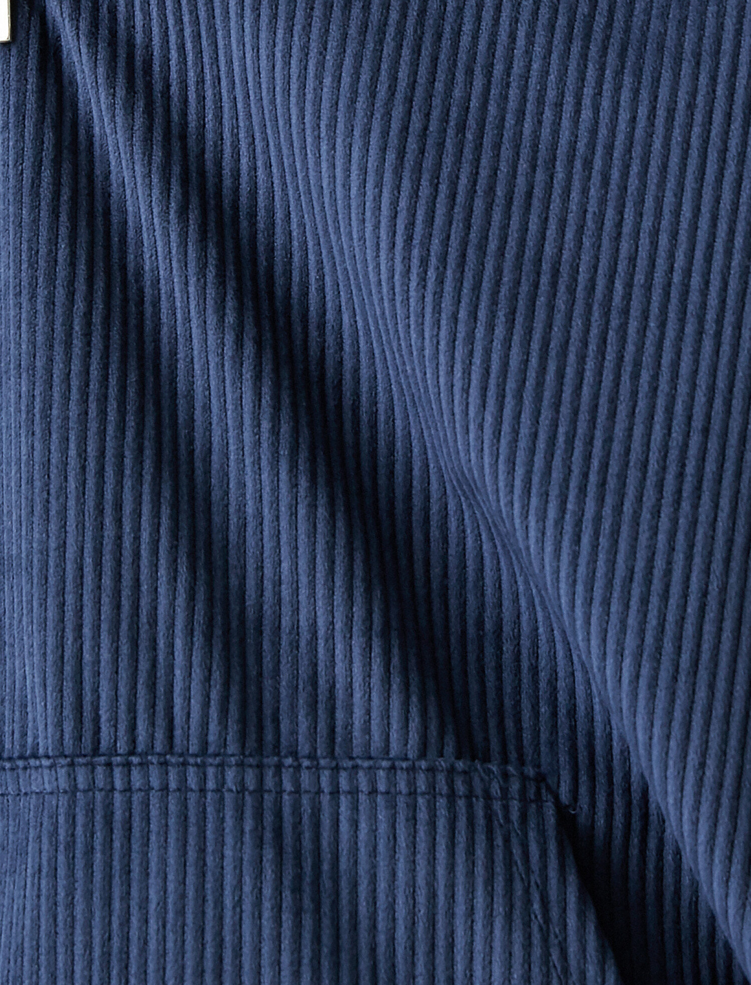   Fitilli Kadife Kapüşonlu Gömlek Sweatshirt