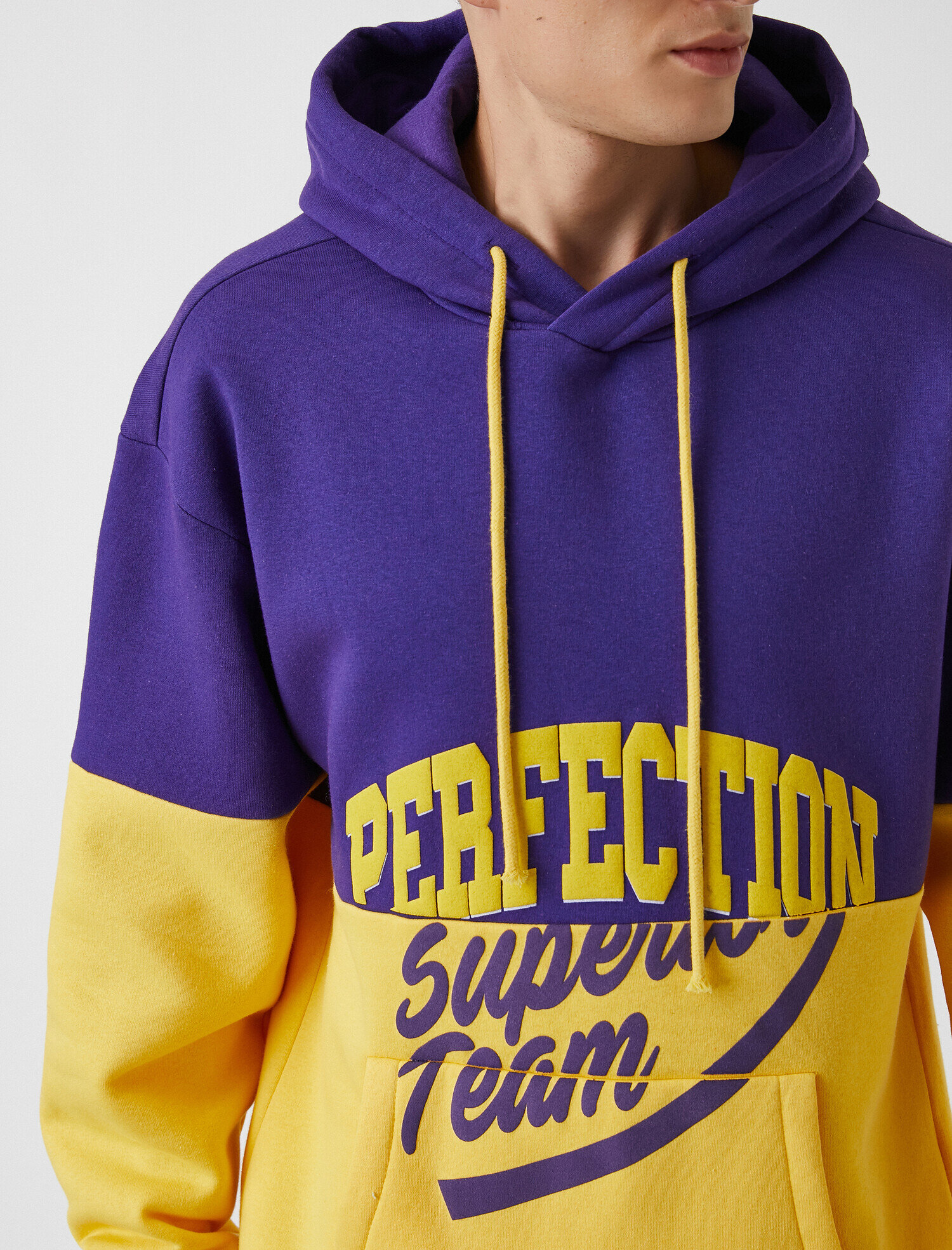   Oversize Yazı Baskılı Sweatshirt