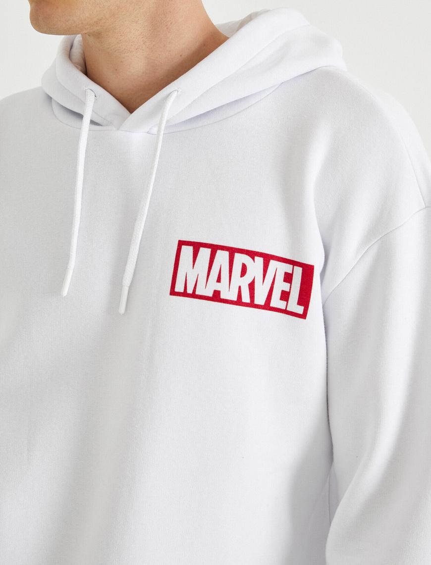   Marvel Oversize Sweatshirt Lisanslı Baskılı