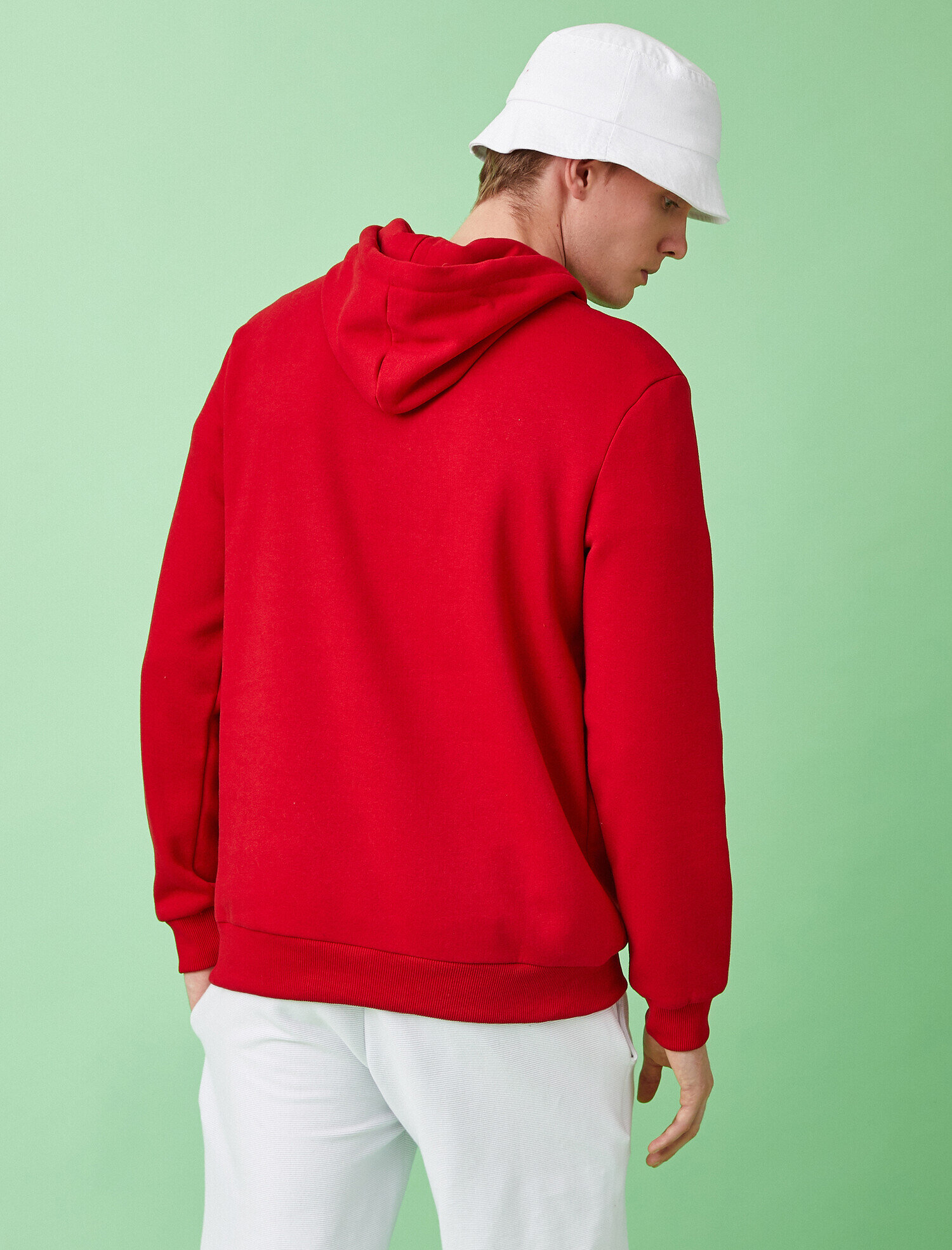   Kapüşonlu Sweatshirt Pamuklu