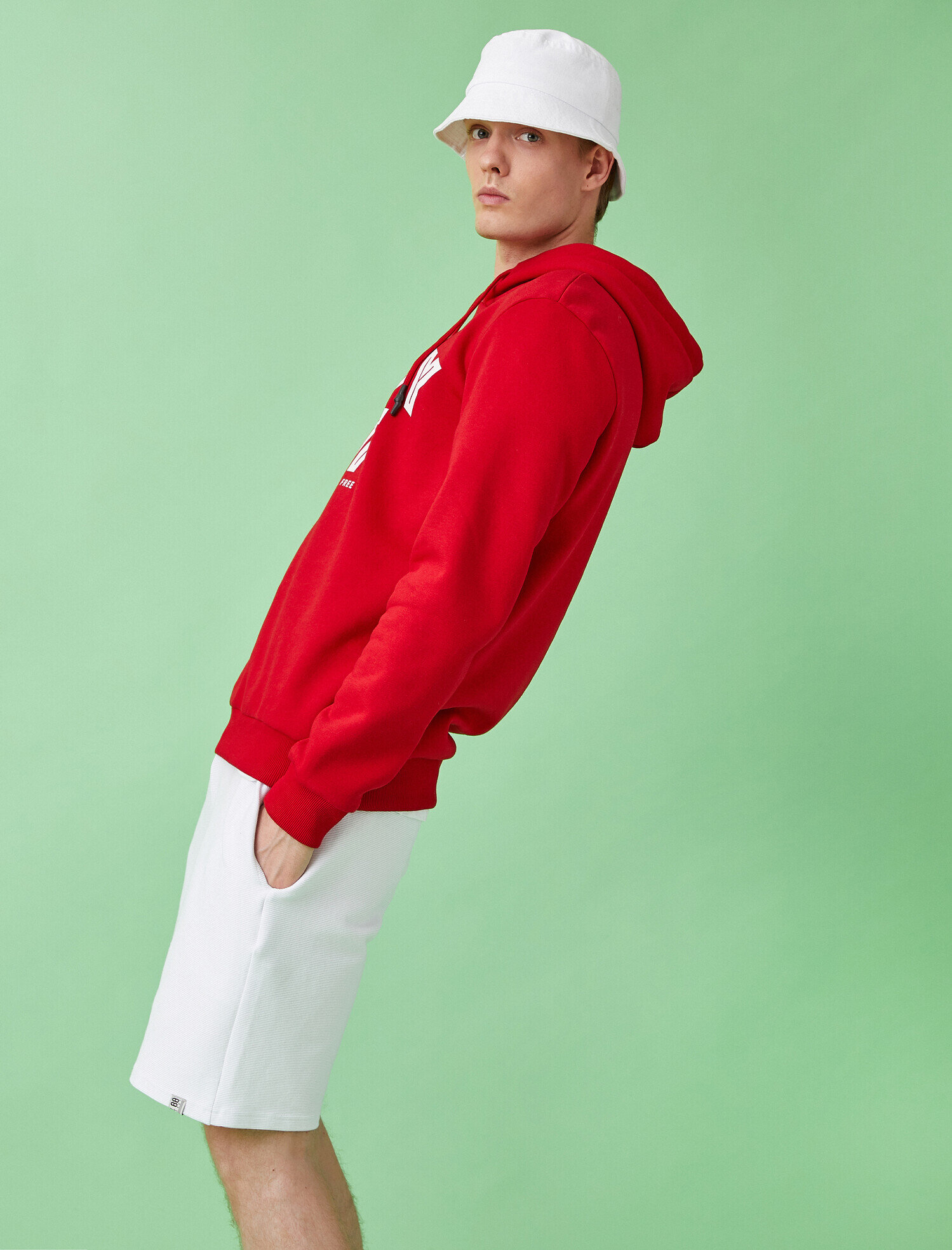   Kapüşonlu Sweatshirt Pamuklu