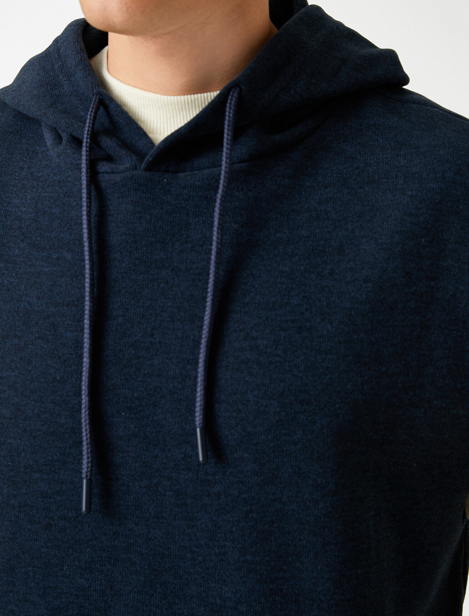   Kapüşonlu Basic Kolsuz Sweatshirt