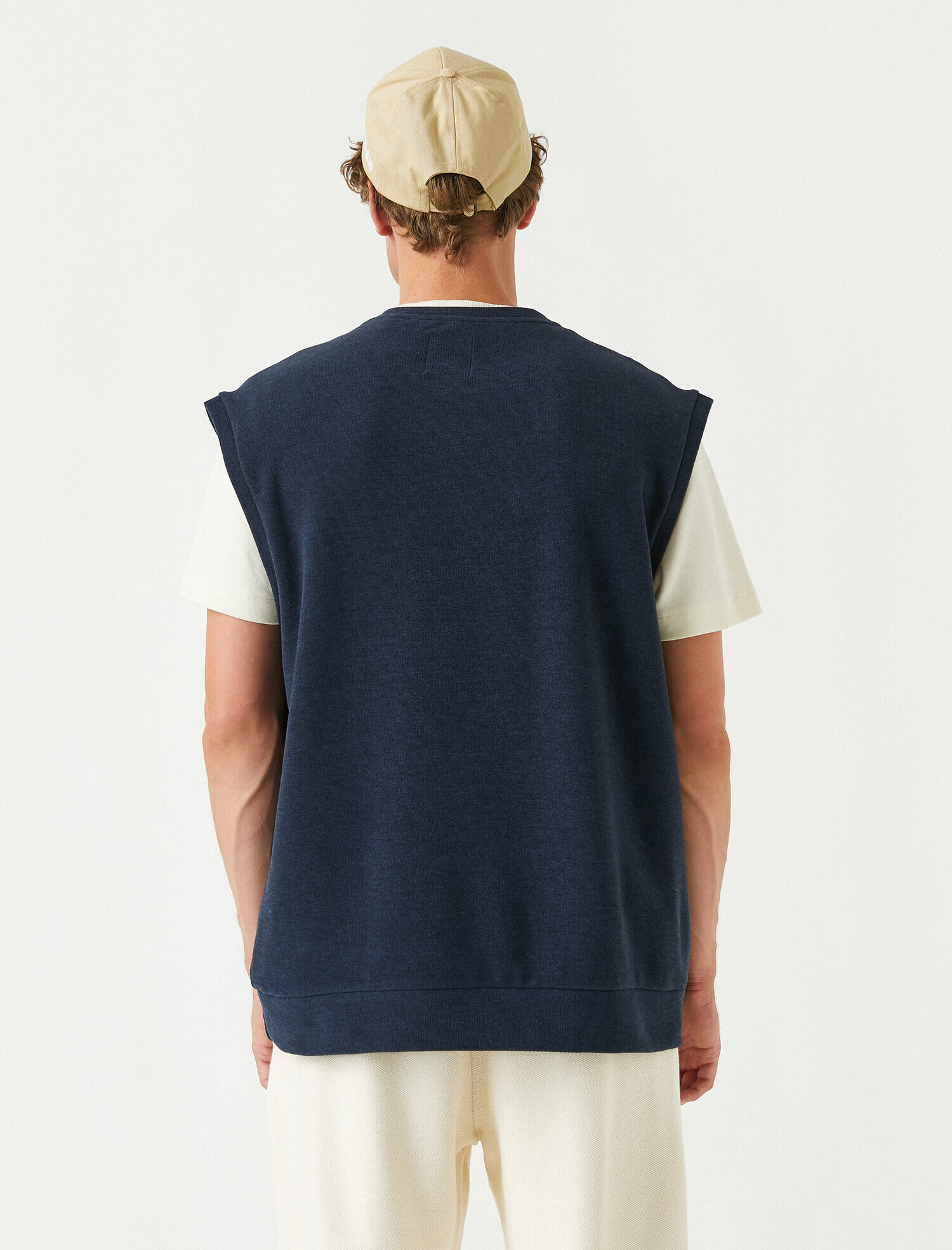   Kolsuz Sweatshirt Bisiklet Yaka