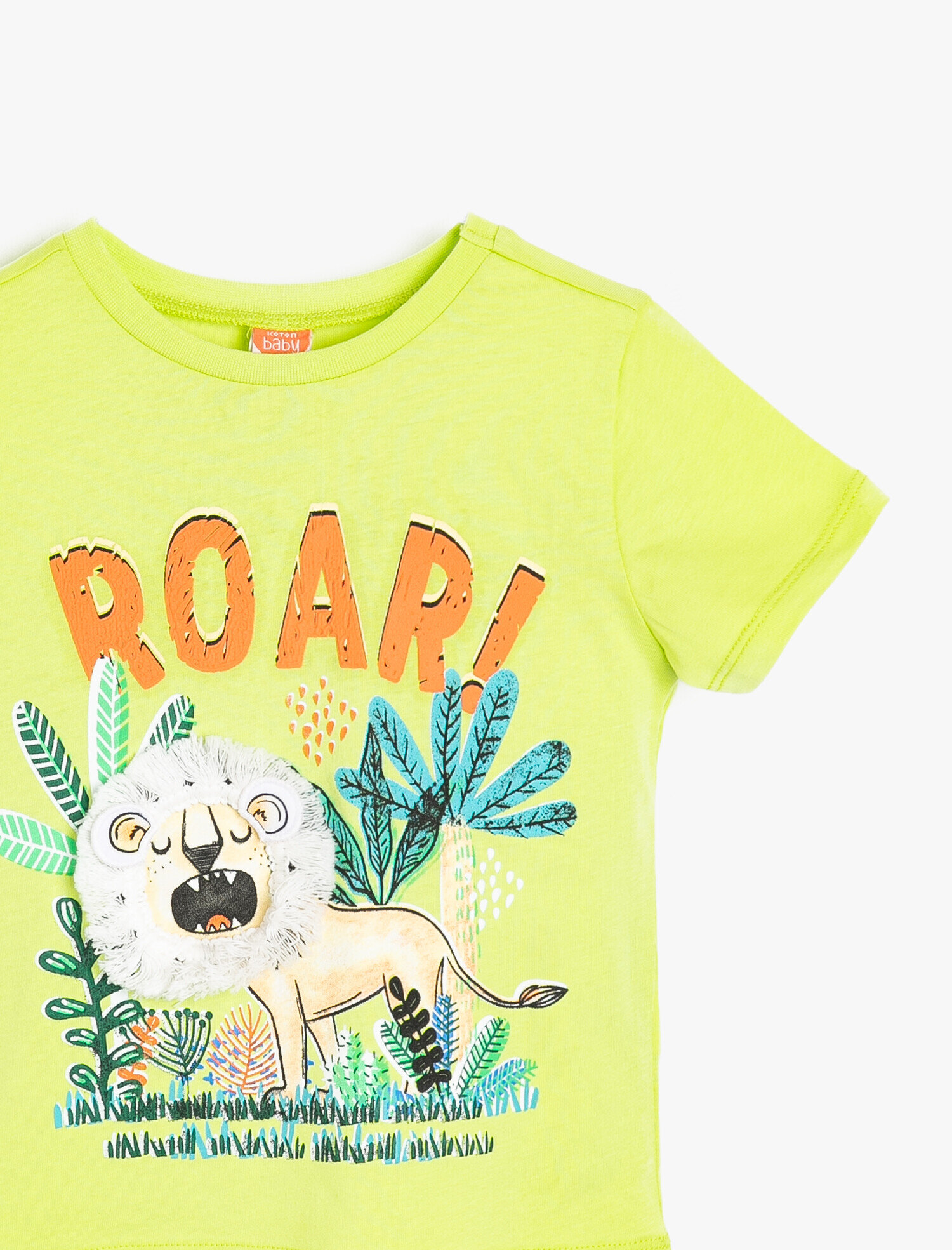  Erkek Bebek Yazılı Baskılı Tişört