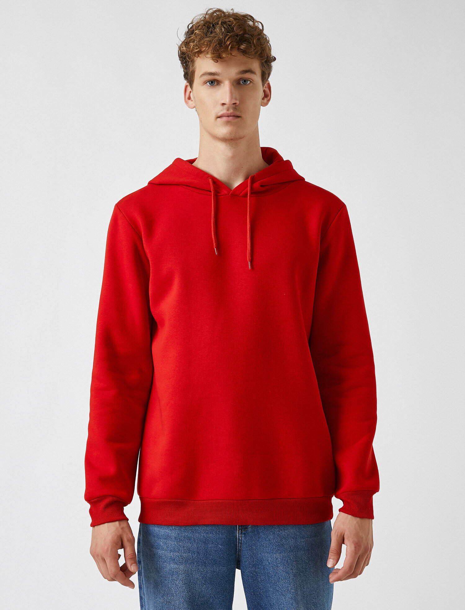 Basic Sweatshirt Kapüşonlu
