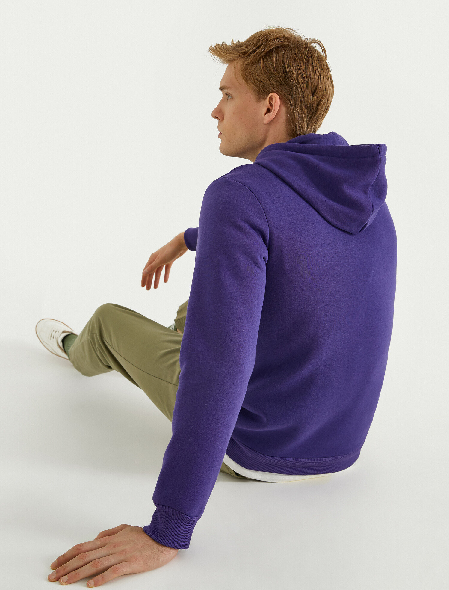 Basic Sweatshirt Kapüşonlu