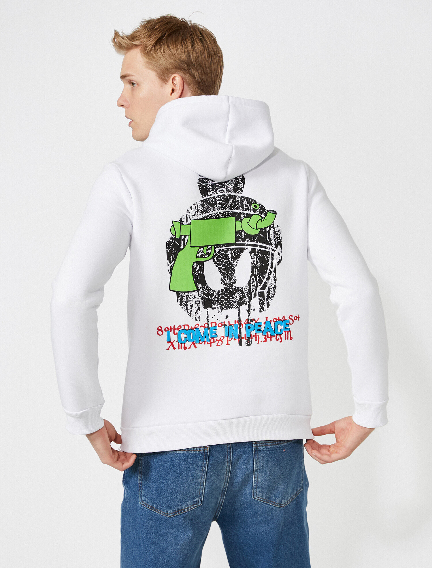   Looney Tunes Kapüşonlu Sweatshirt Lisanslı Baskılı
