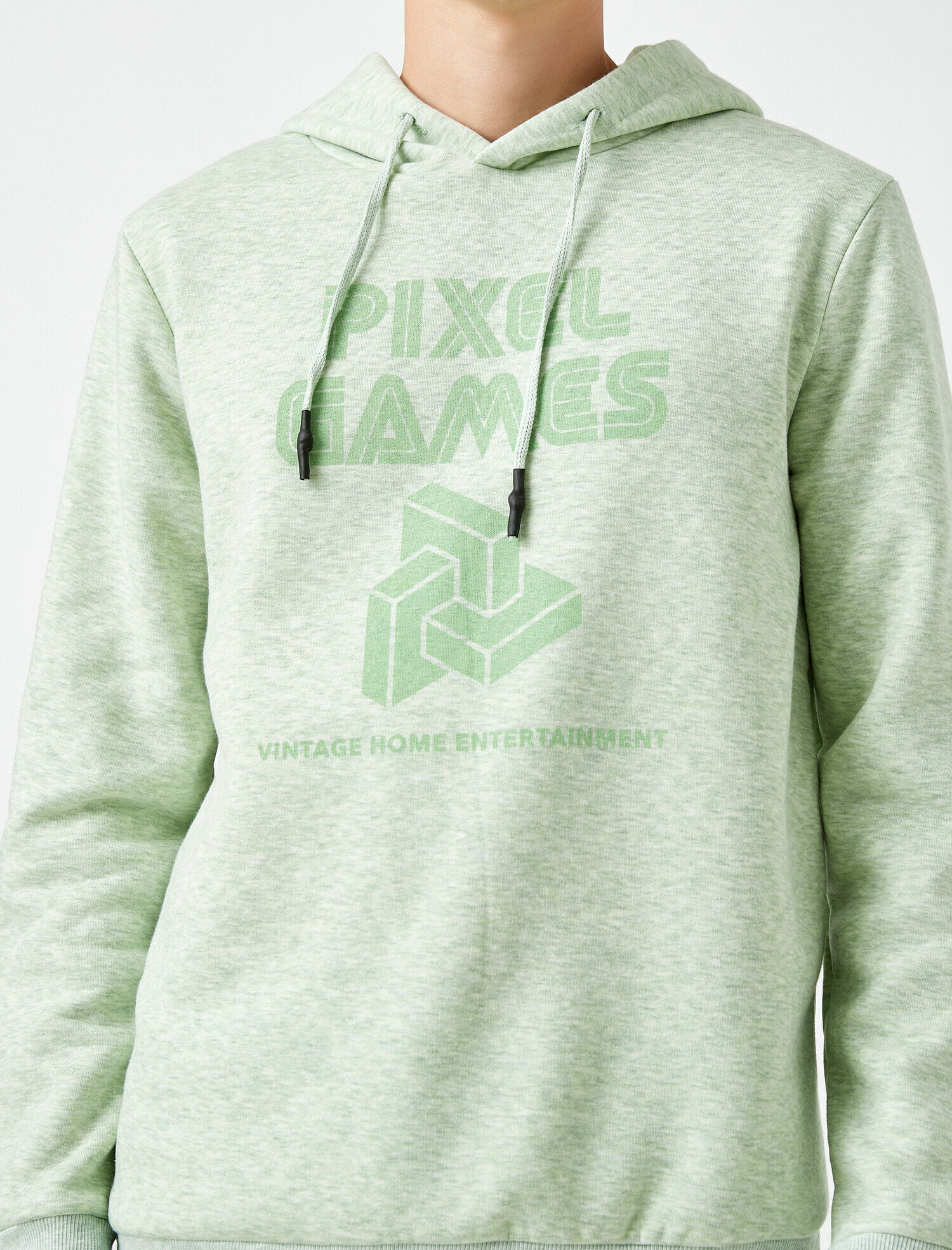   Baskılı Sweatshirt Kapüşonlu