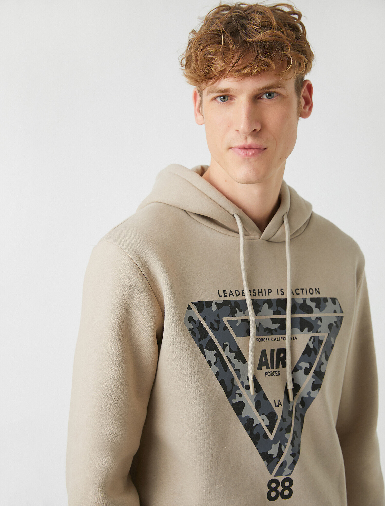   Kapüşonlu Sweatshirt Baskılı