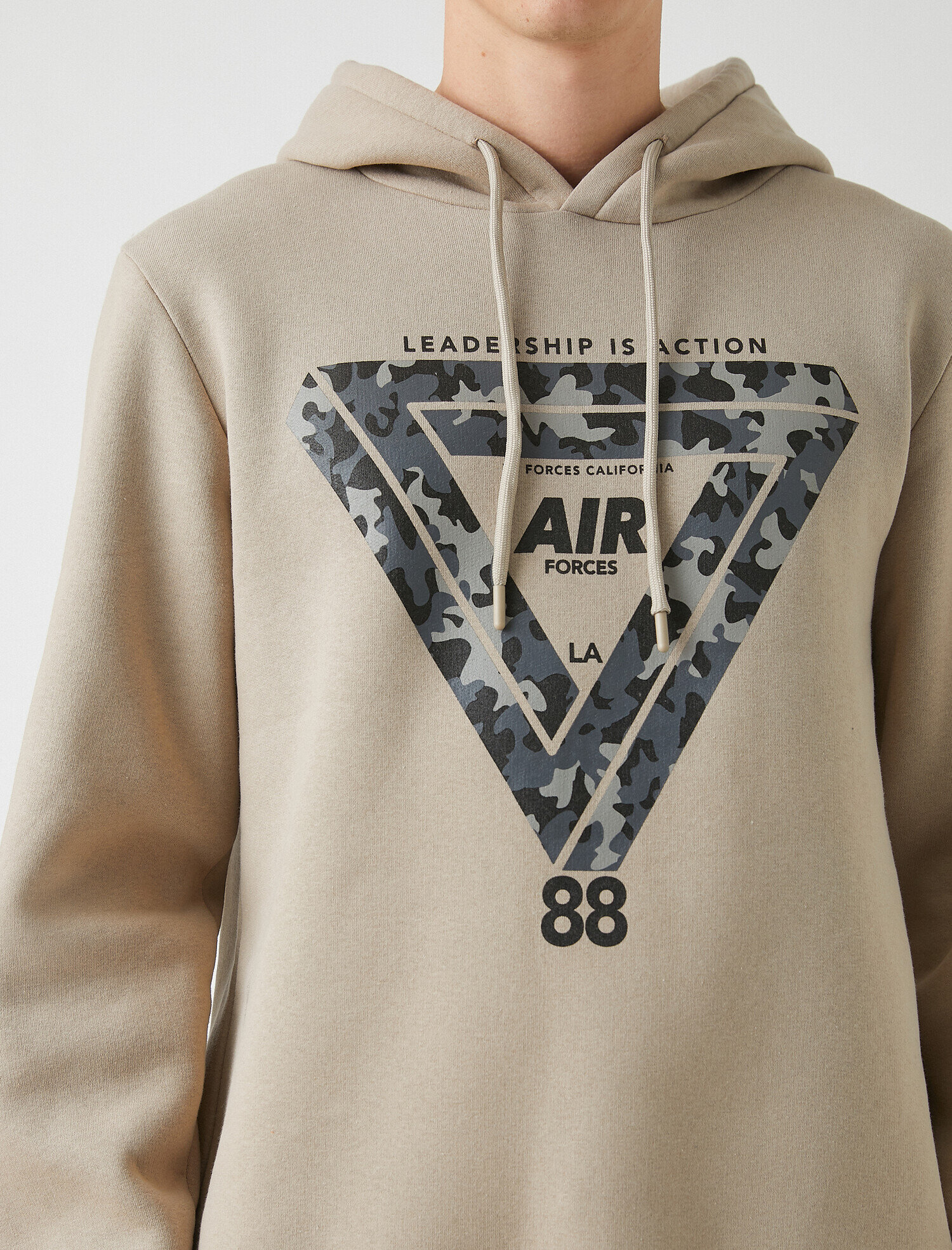   Kapüşonlu Sweatshirt Baskılı