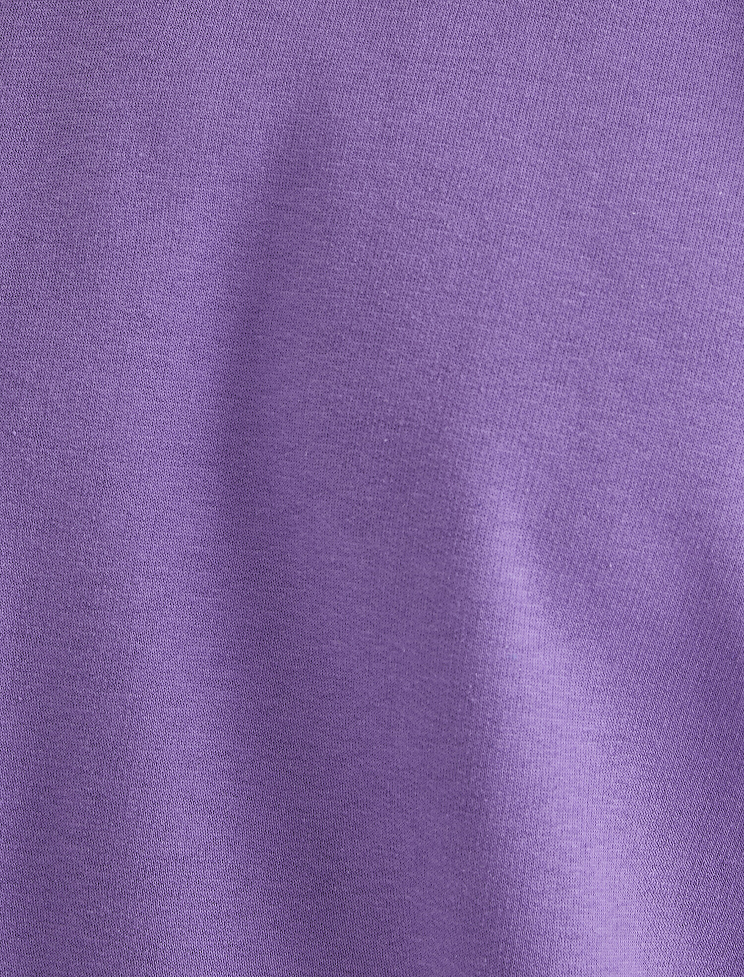 Basic Sweatshirt Şardonlu Bisiklet Yaka