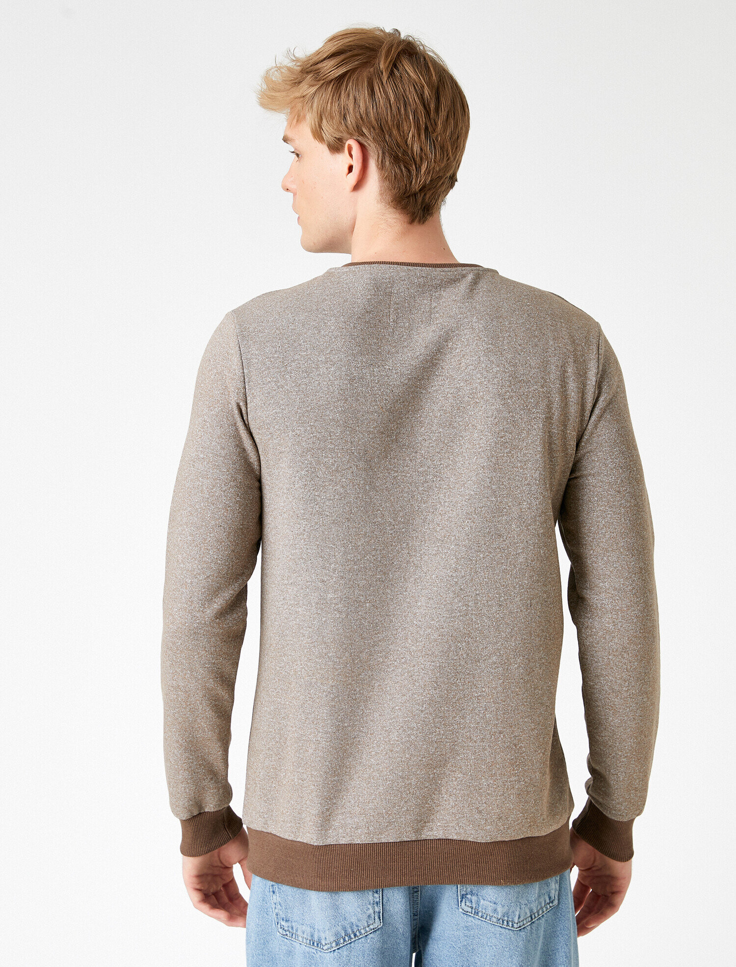   Örme Sweatshirt Baskılı