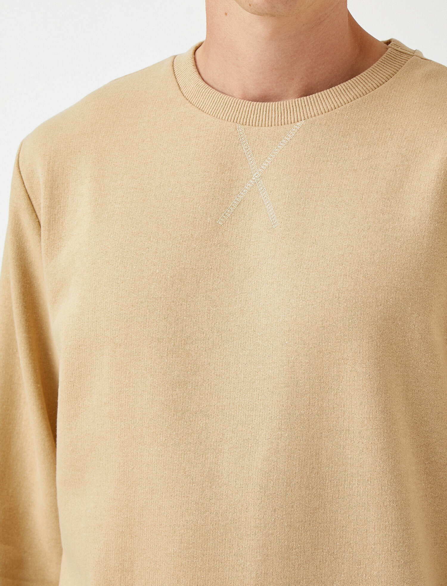   Basic Sweatshirt Bisiklet Yaka