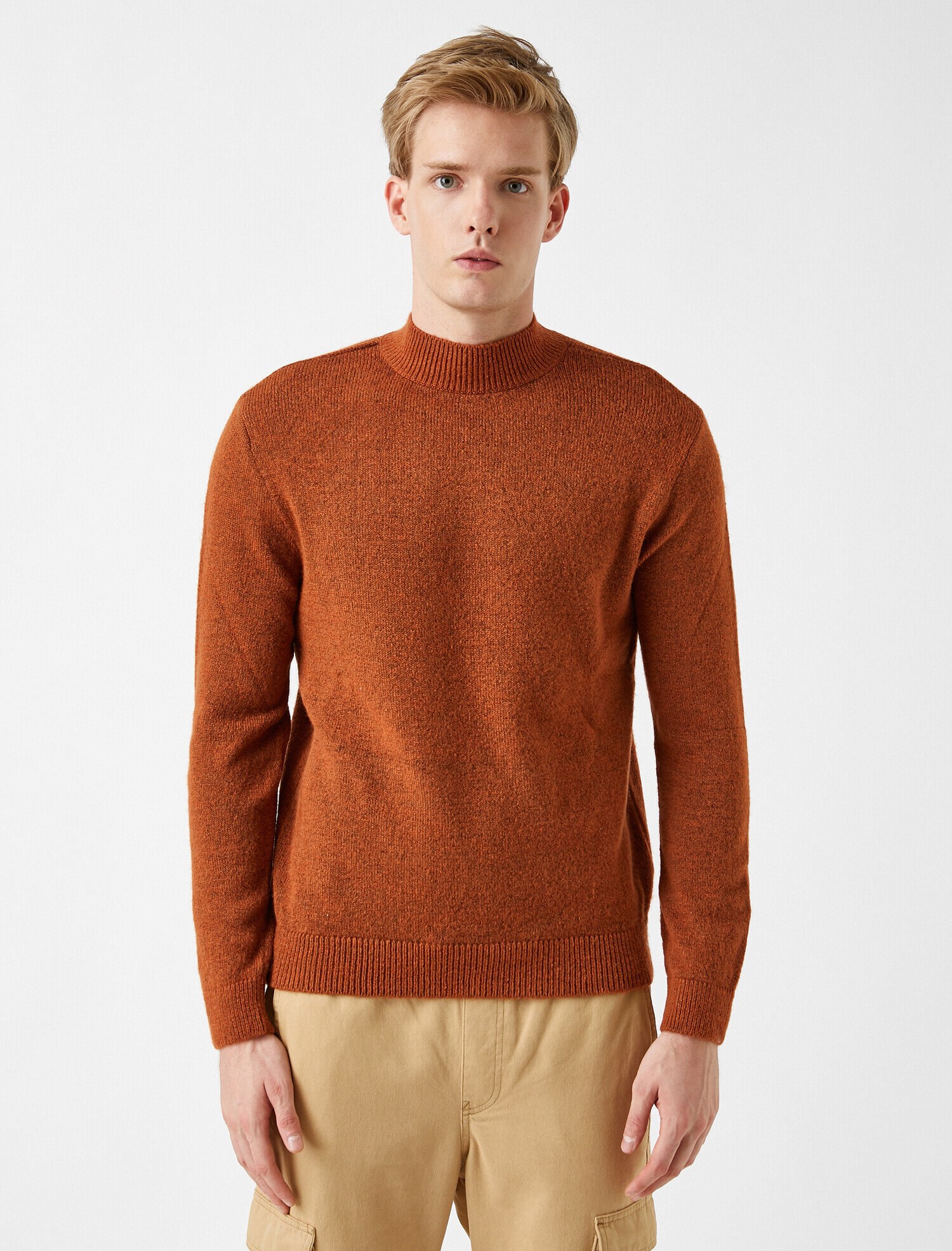   Yarım Balıkçı Yaka Basic Kazak