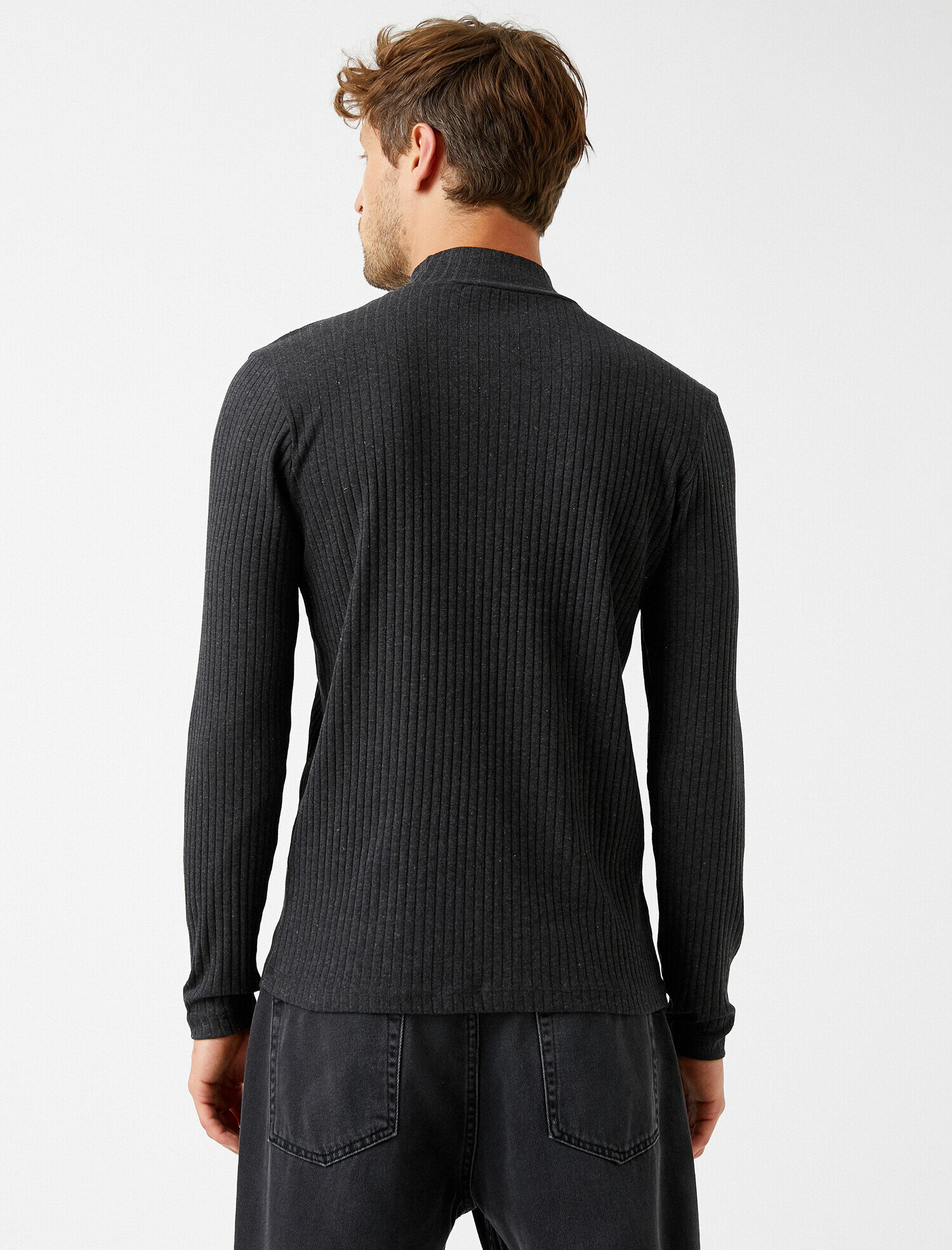 Yarım Balıkçı Yaka Basic Kazak