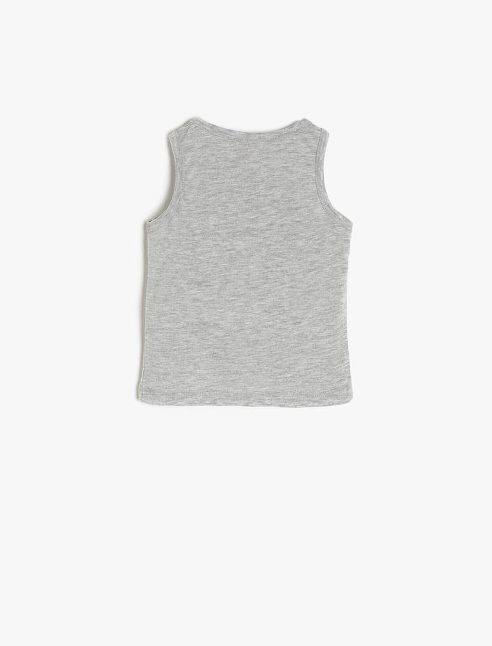 Erkek Bebek Baskılı Atlet