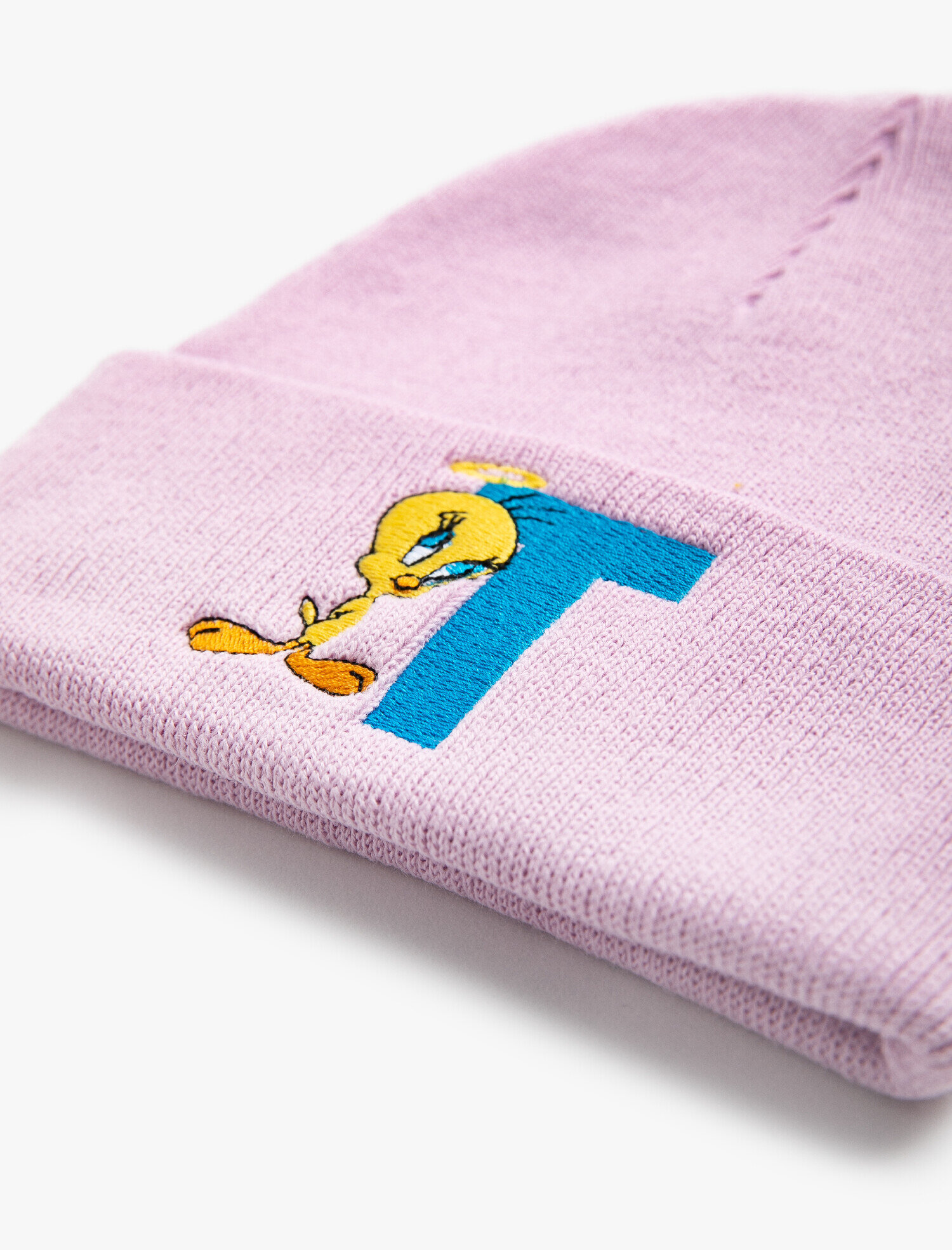 Kız Çocuk Tweety Lisanslı İşlemeli Bere