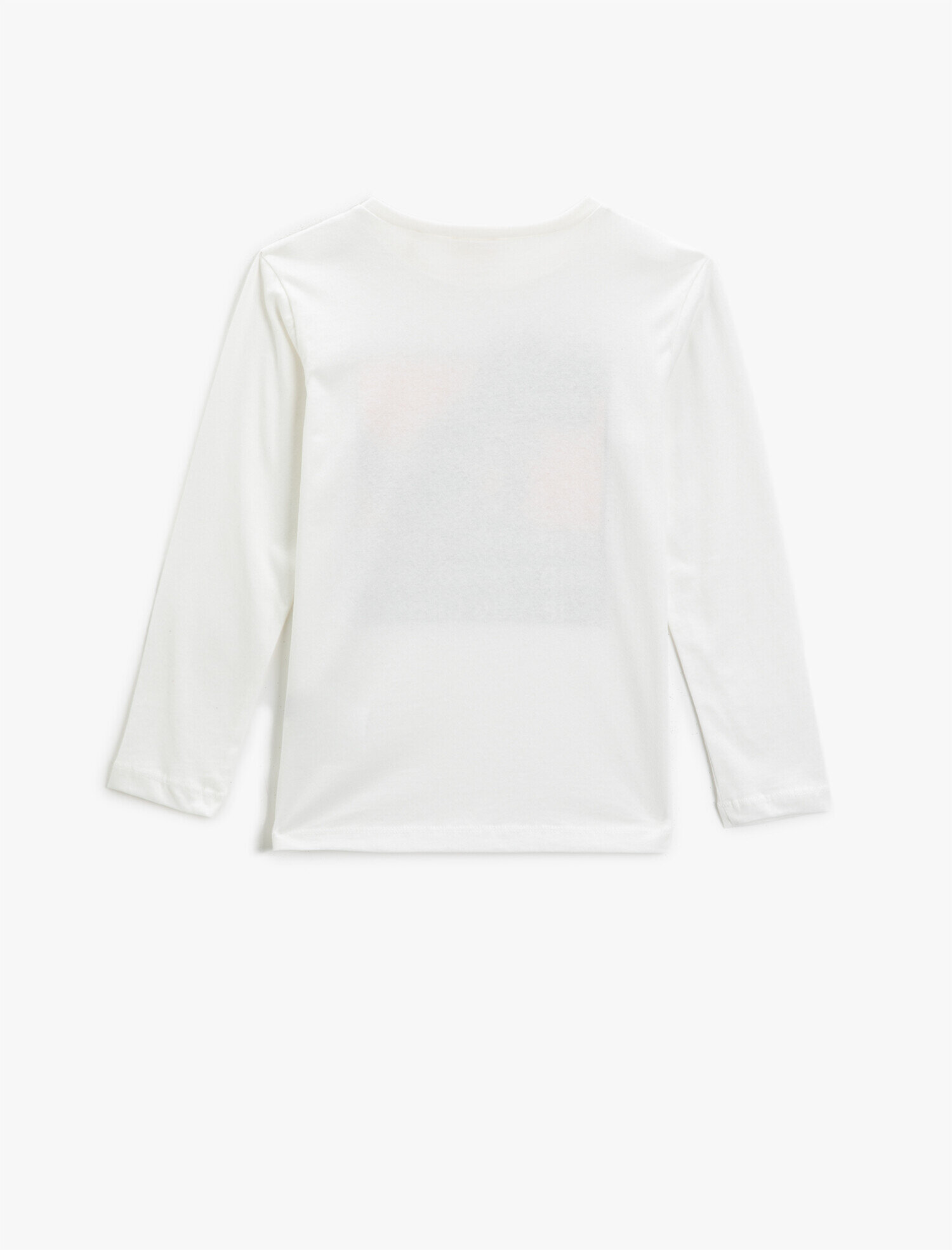  Erkek Çocuk Dinozor Baskılı Tişört Uzun Kollu Bisiklet Yaka Pamuklu