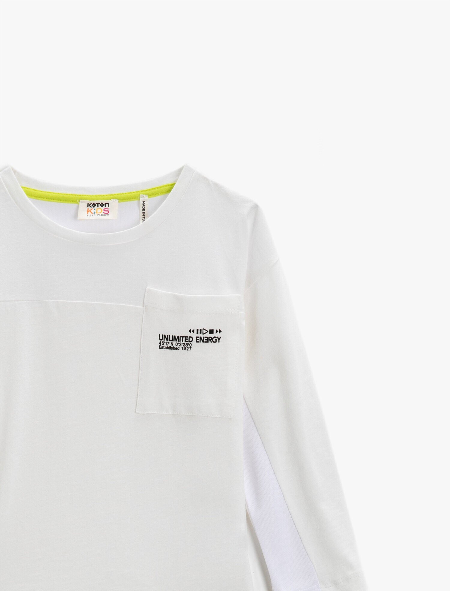  Erkek Çocuk Baskılı Tişört Uzun Kollu Bisiklet Yaka