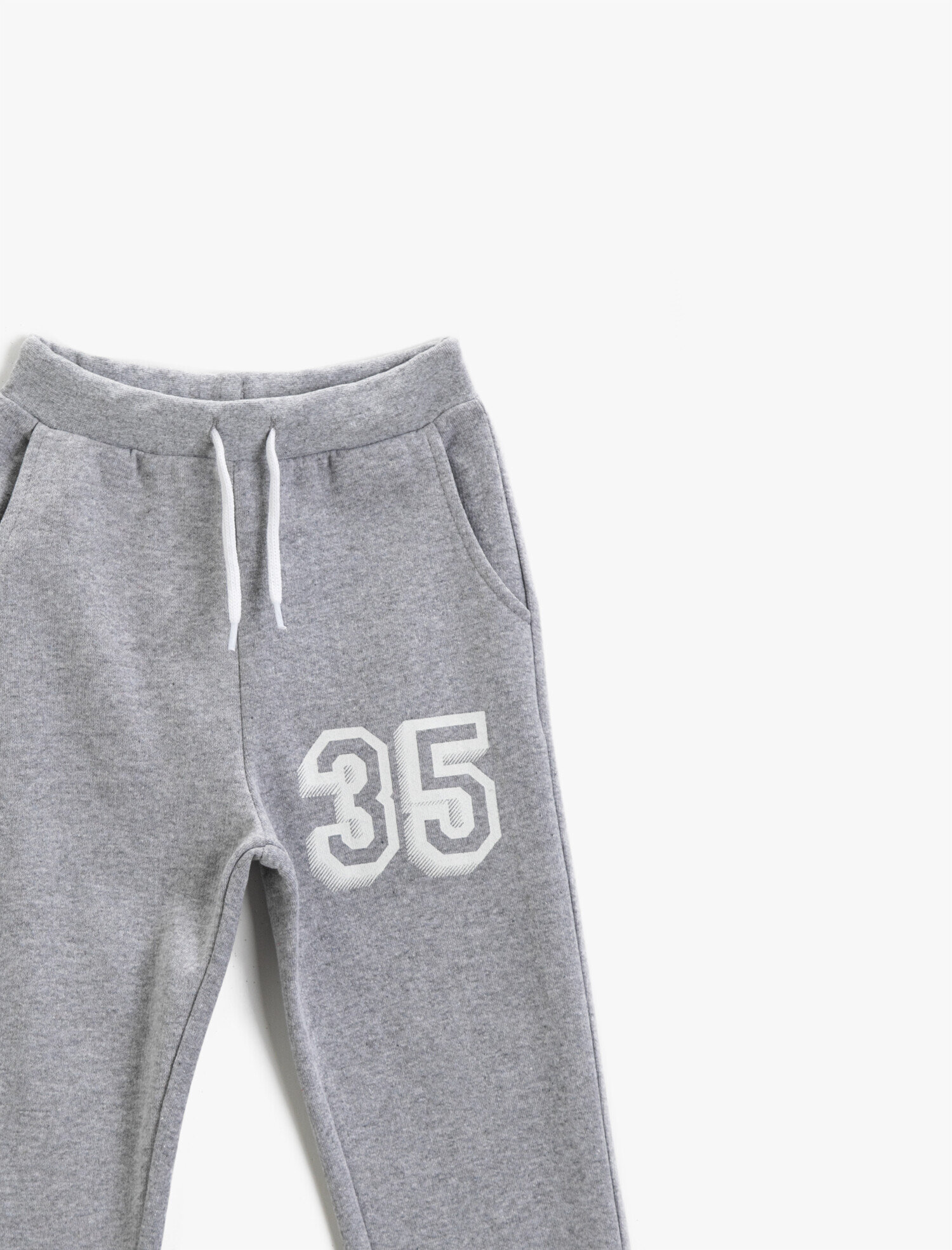 Erkek Çocuk Beli Bağlamalı Jogger Eşofman Altı Baskılı