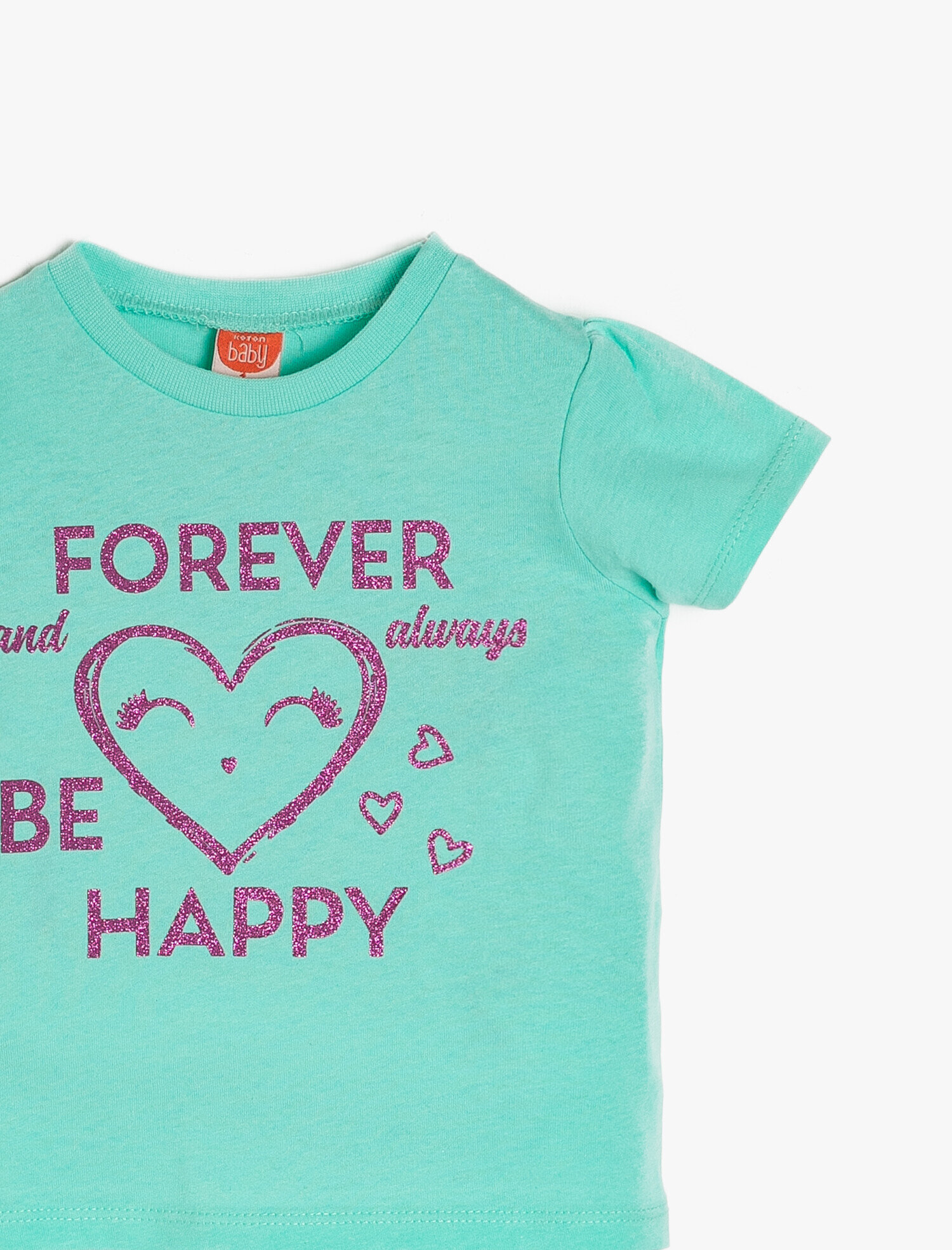  Kız Bebek Yazılı Baskılı Tişört