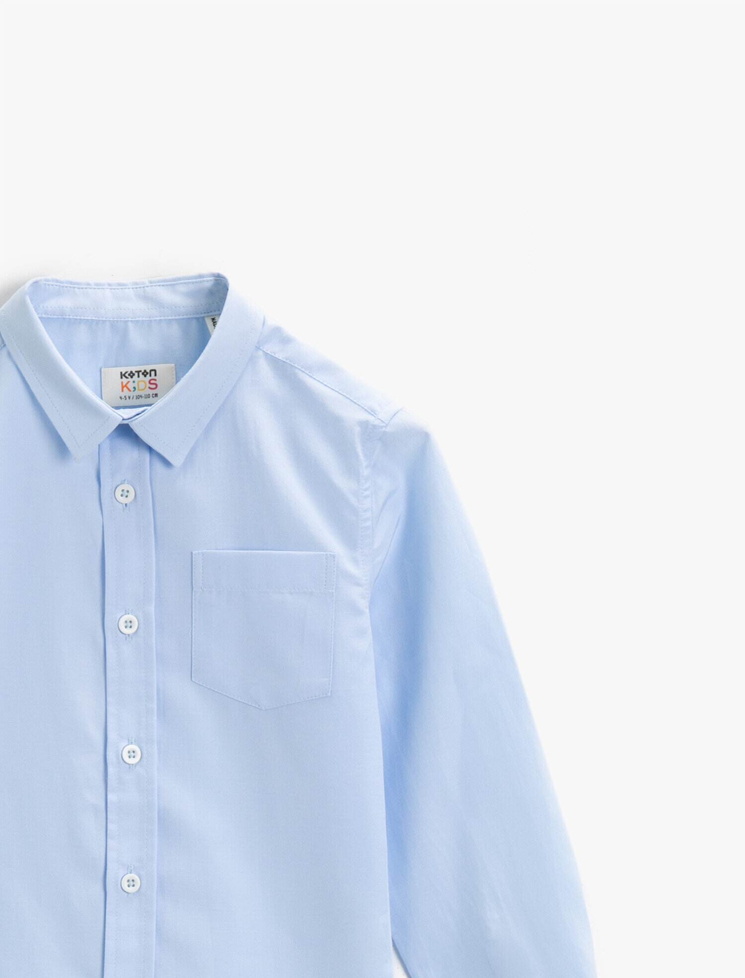  Erkek Çocuk Pamuklu Gömlek Uzun Kollu