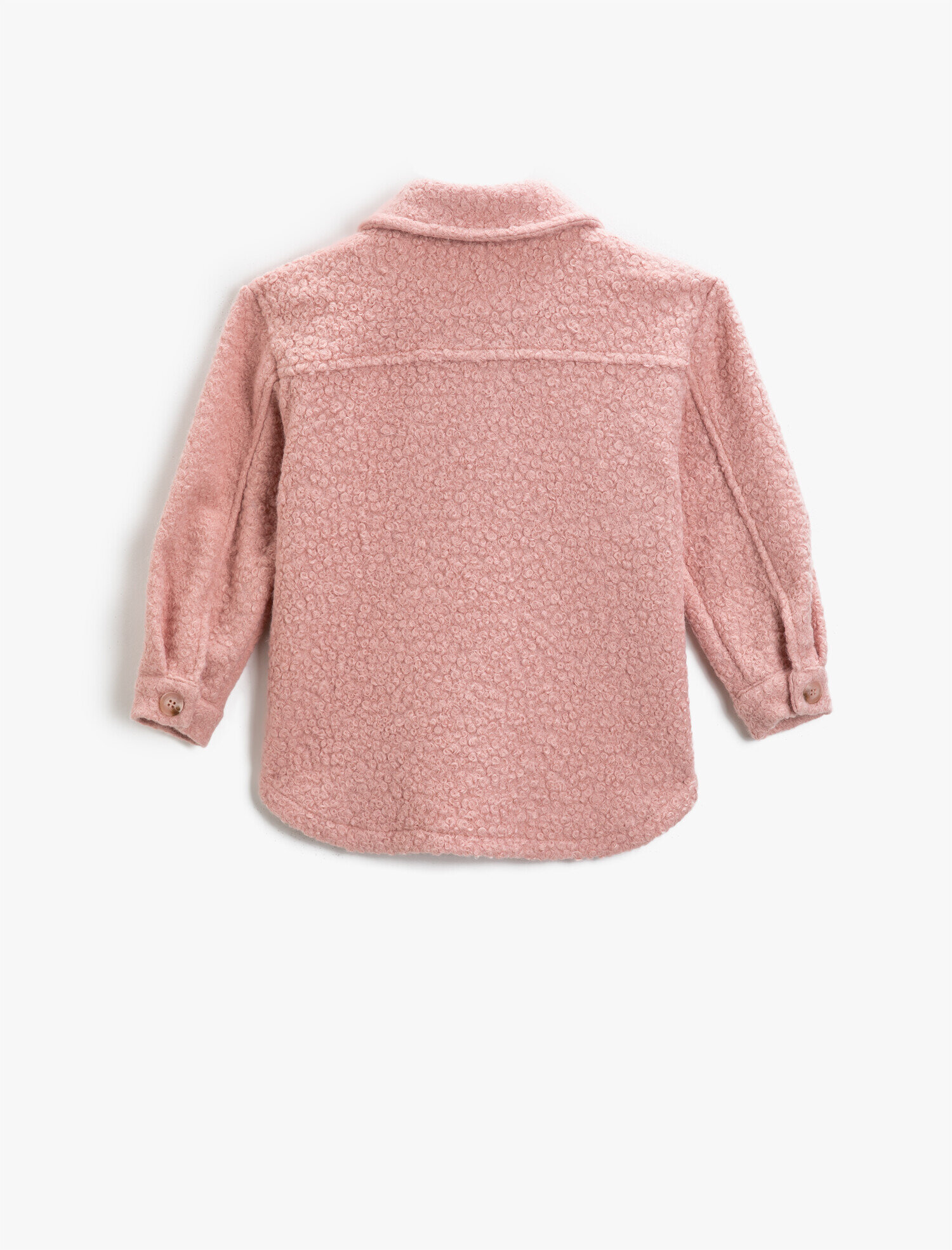  Kız Çocuk Dokulu Gömlek Ceket