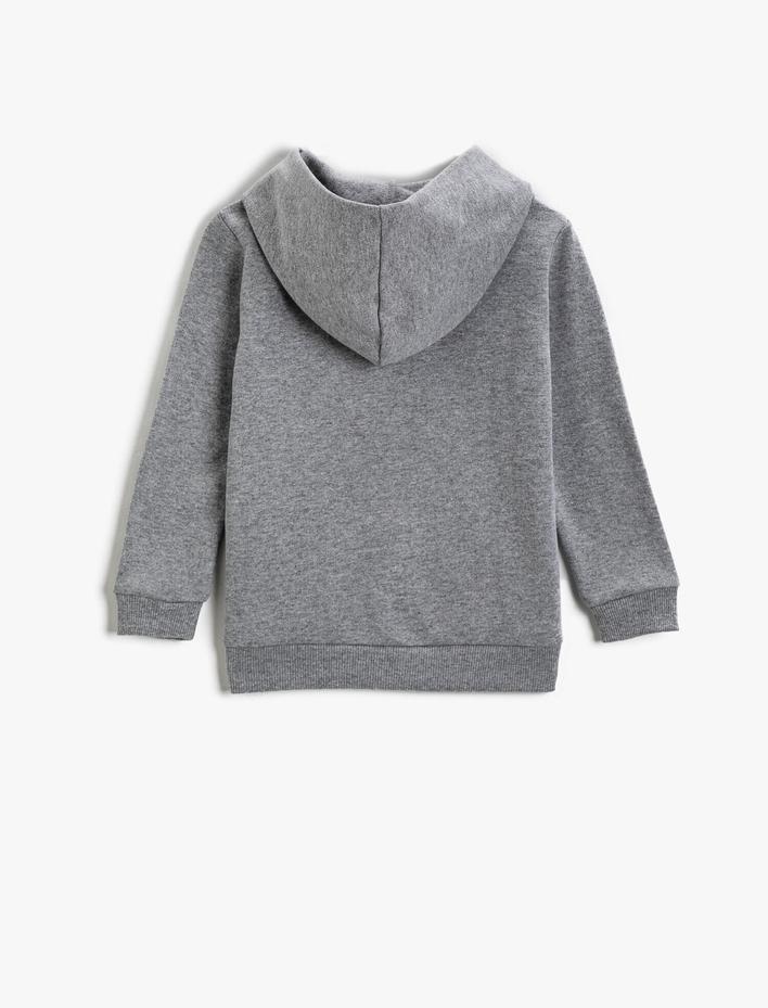 Kız Çocuk Basic Kapüşonlu Hırka