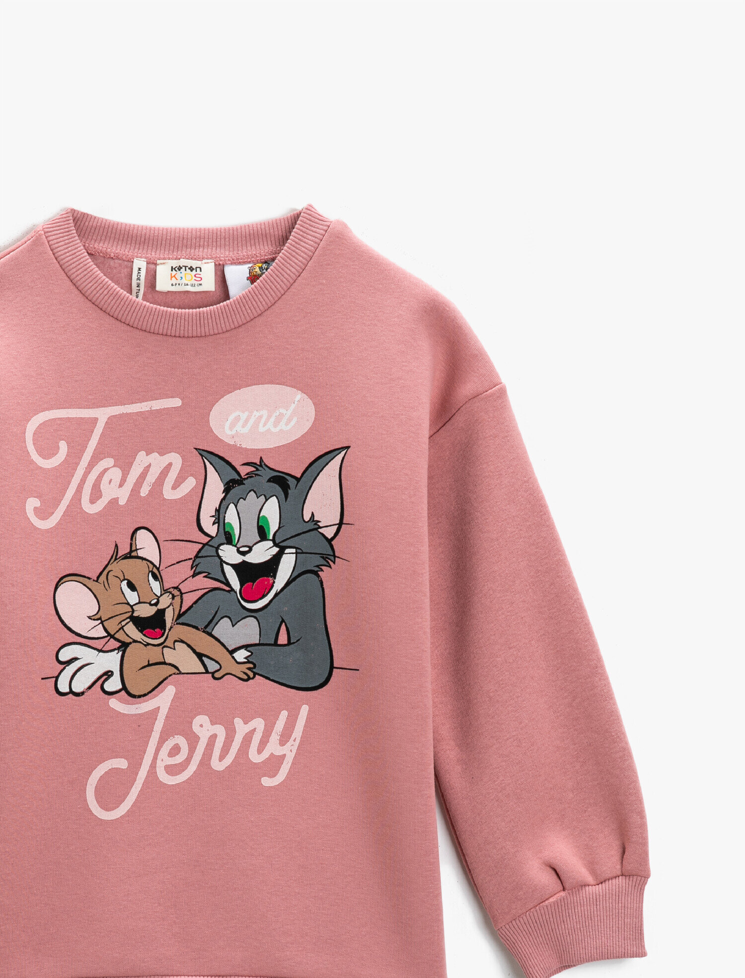  Kız Çocuk Warner Bros Lisanslı Baskılı Bisiklet Yaka Sweatshirt