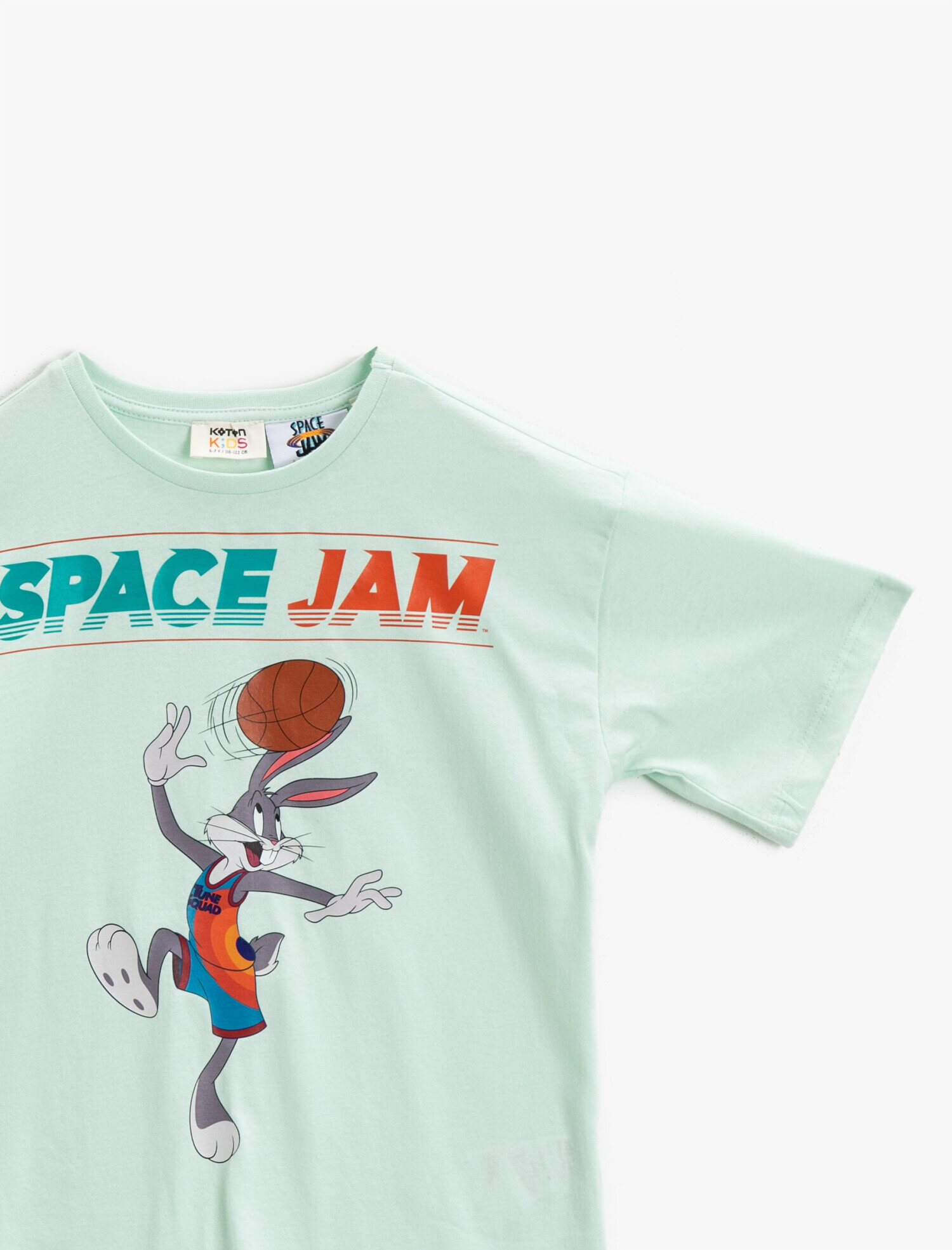  Kız Çocuk Bugs Bunny Lisanslı Tişört Pamuklu Kısa Kollu