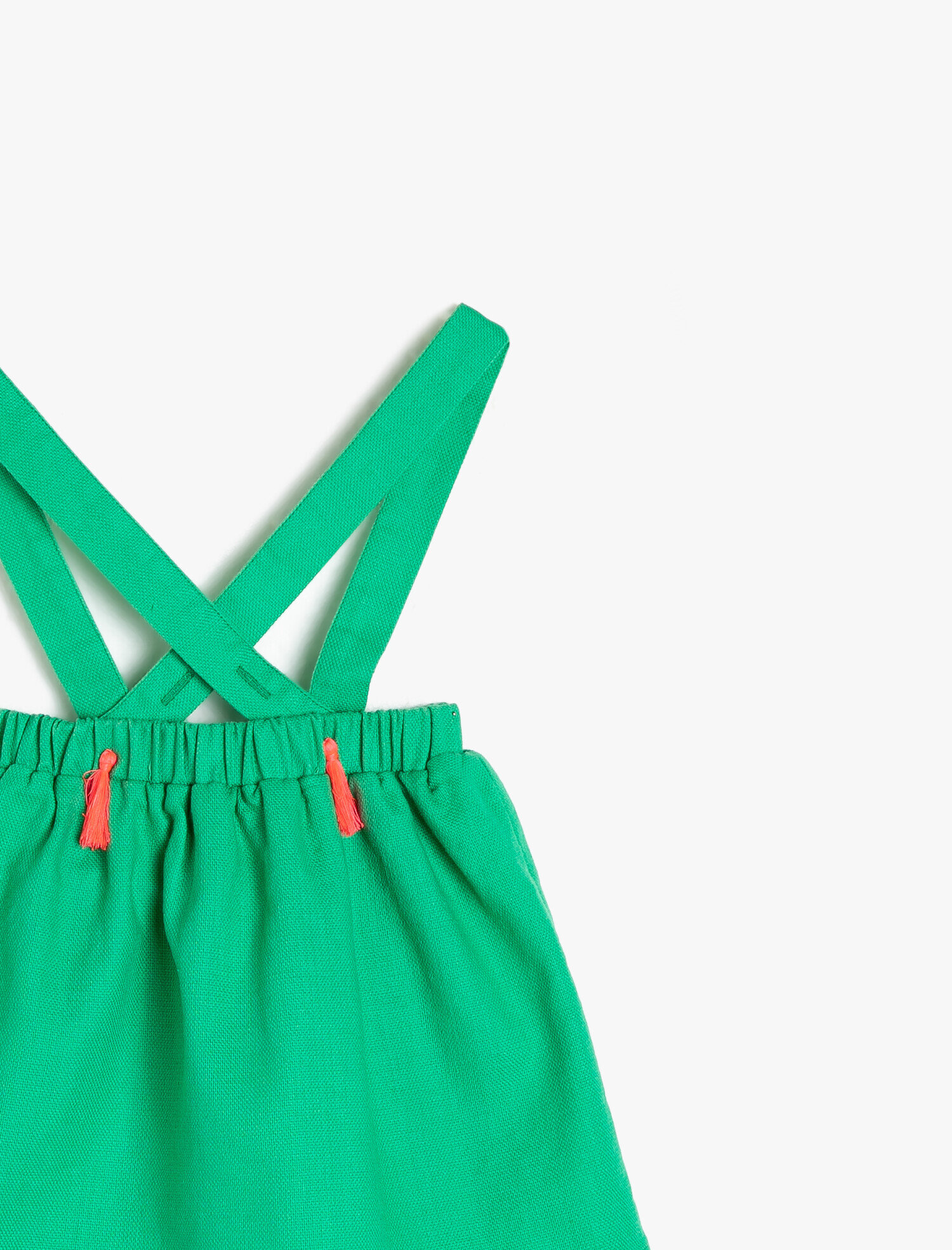 Kız Bebek Basic Askılı Etek