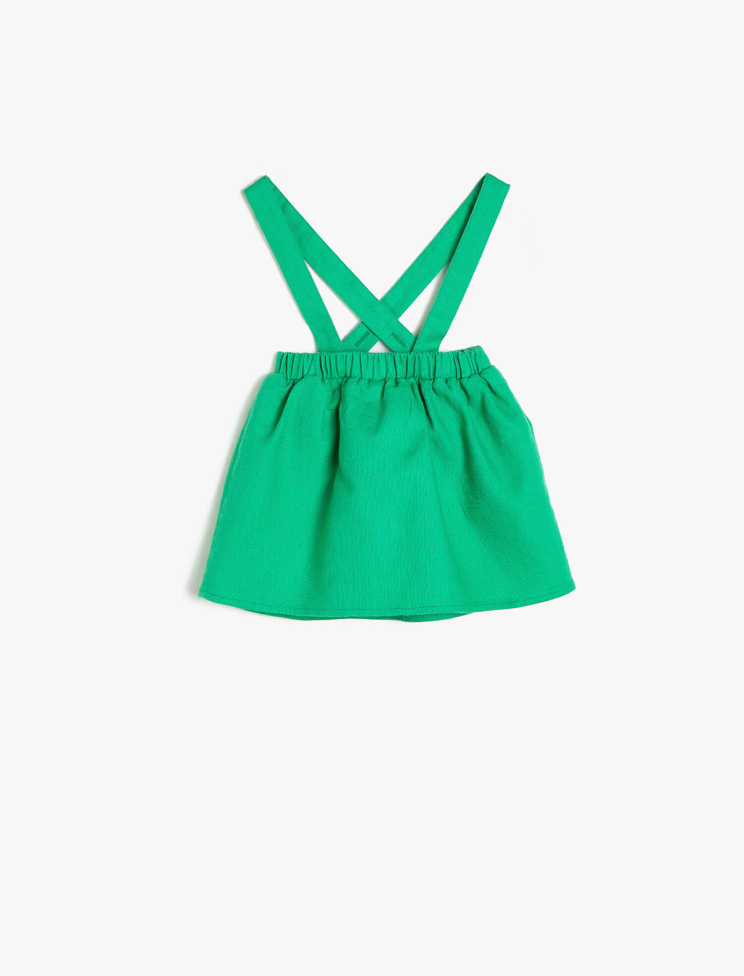 Kız Bebek Basic Askılı Etek