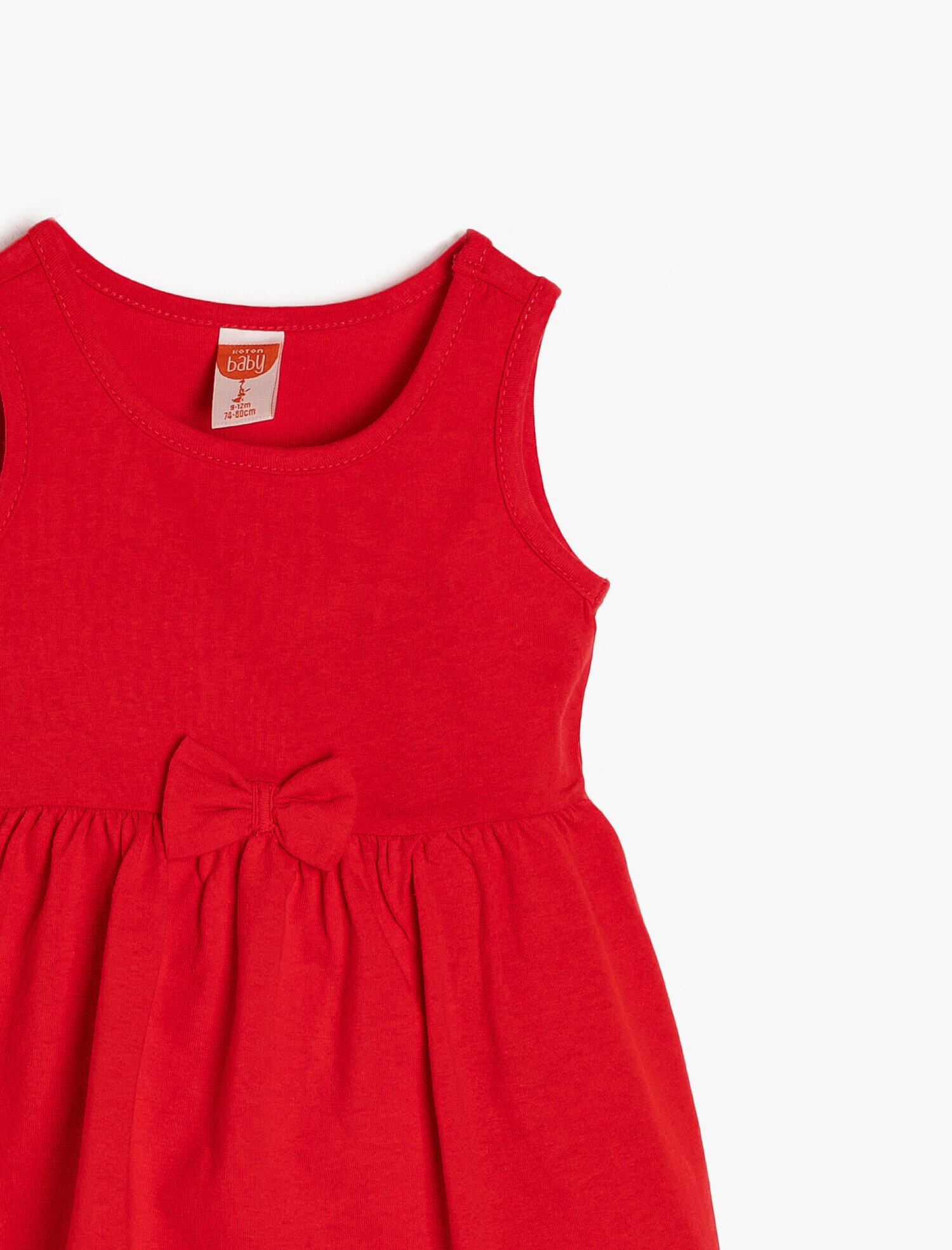  Kız Bebek Fiyonk Detaylı Elbise