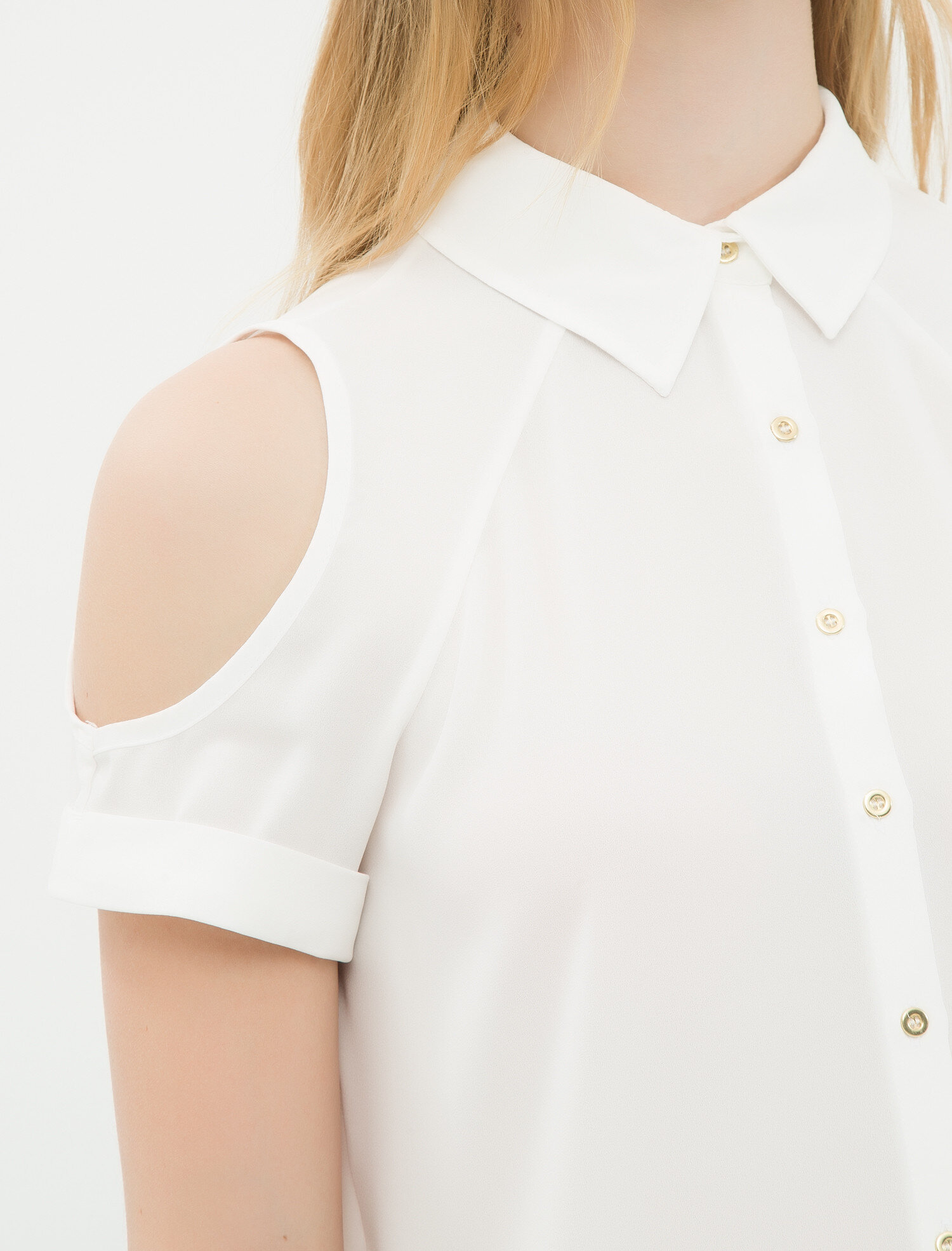   Kısa Kollu Gömlek Pencere Detaylı