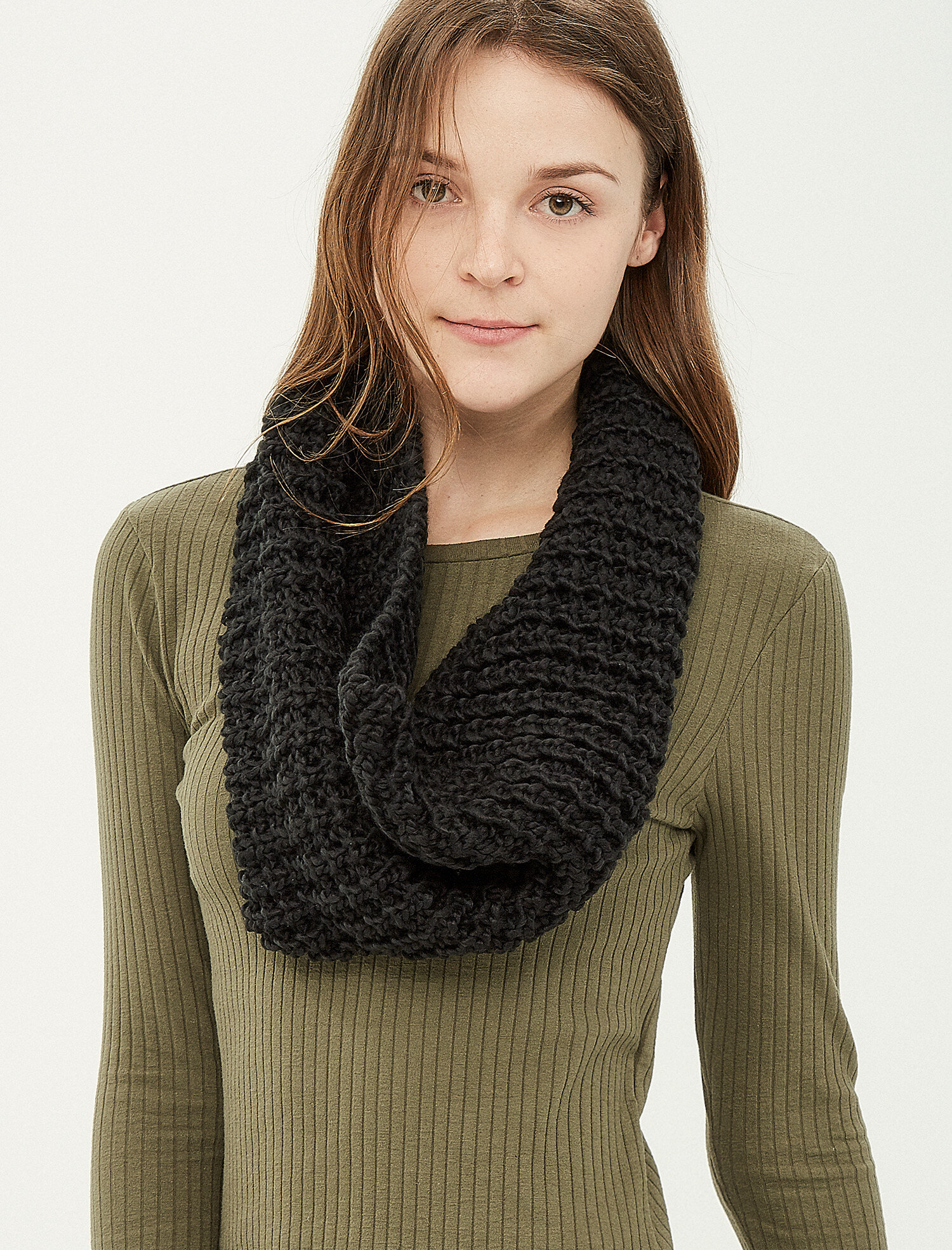  Kadın Basic Örgü Boyunluk