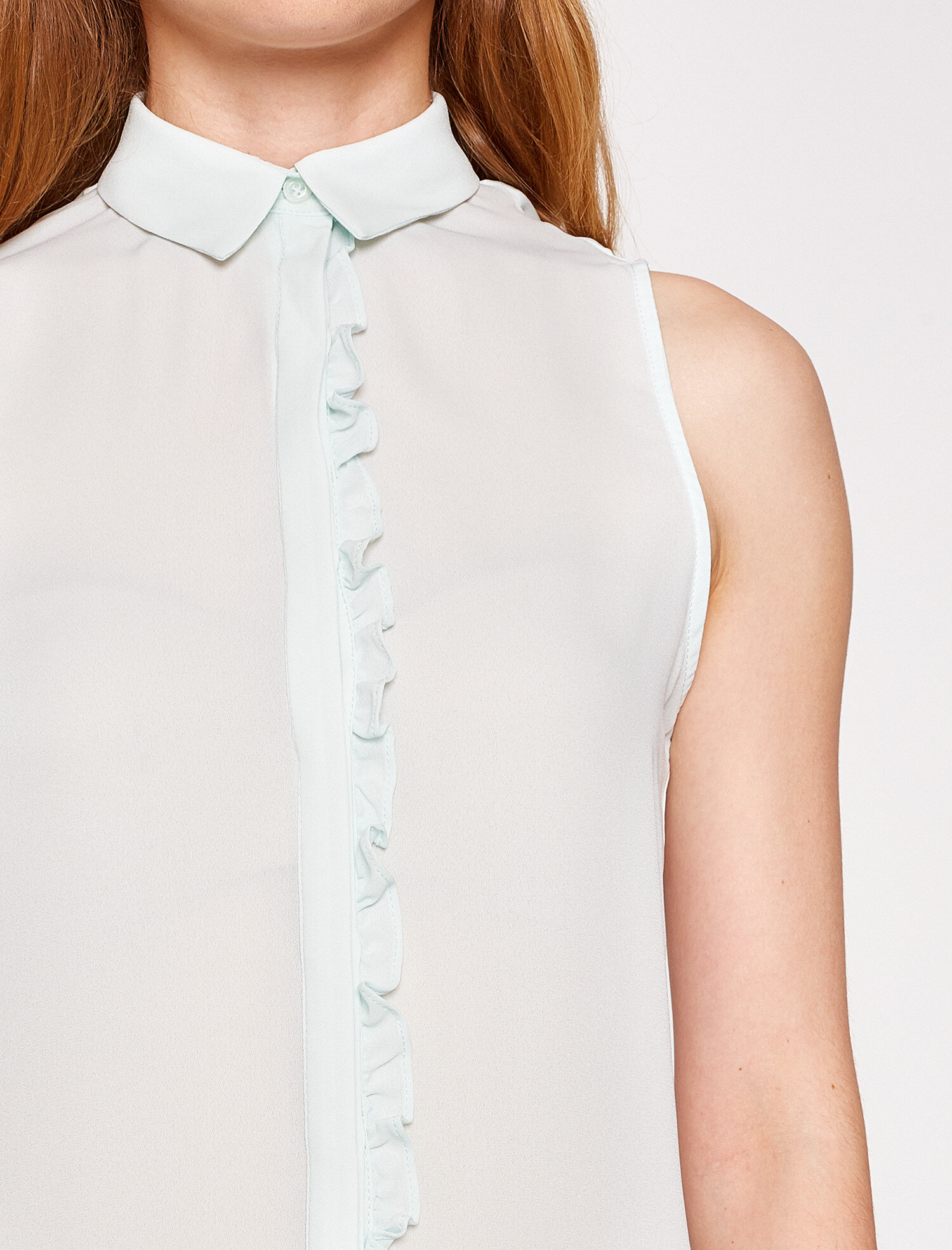   Fırfır Detaylı Gömlek