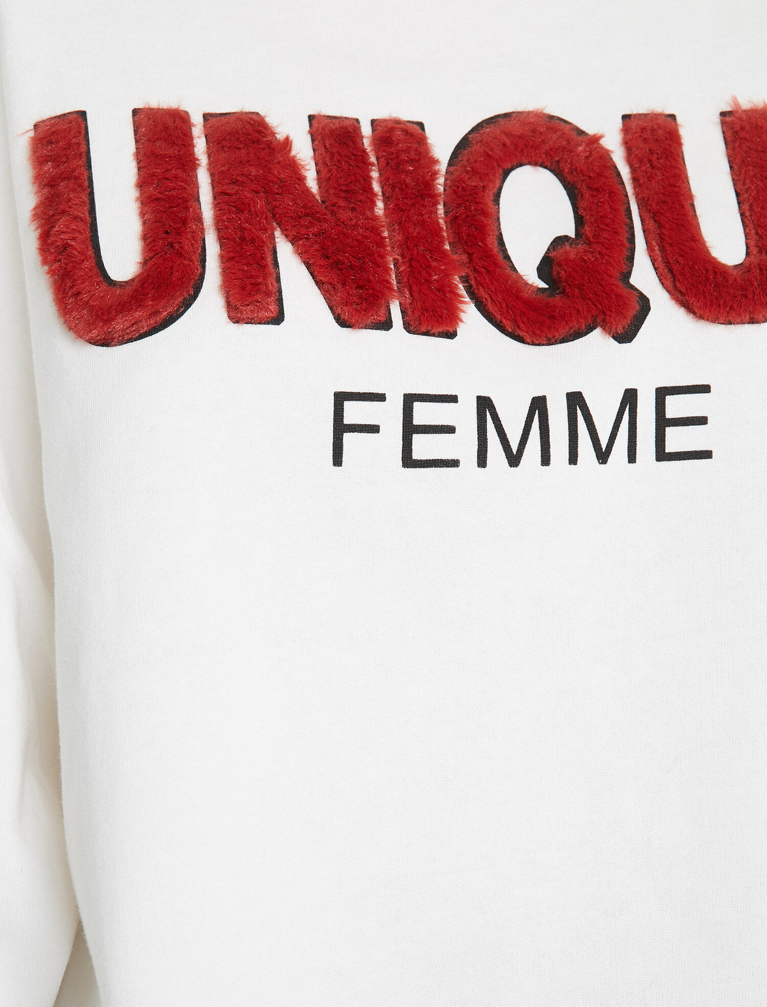   Yazılı Baskılı Sweatshirt