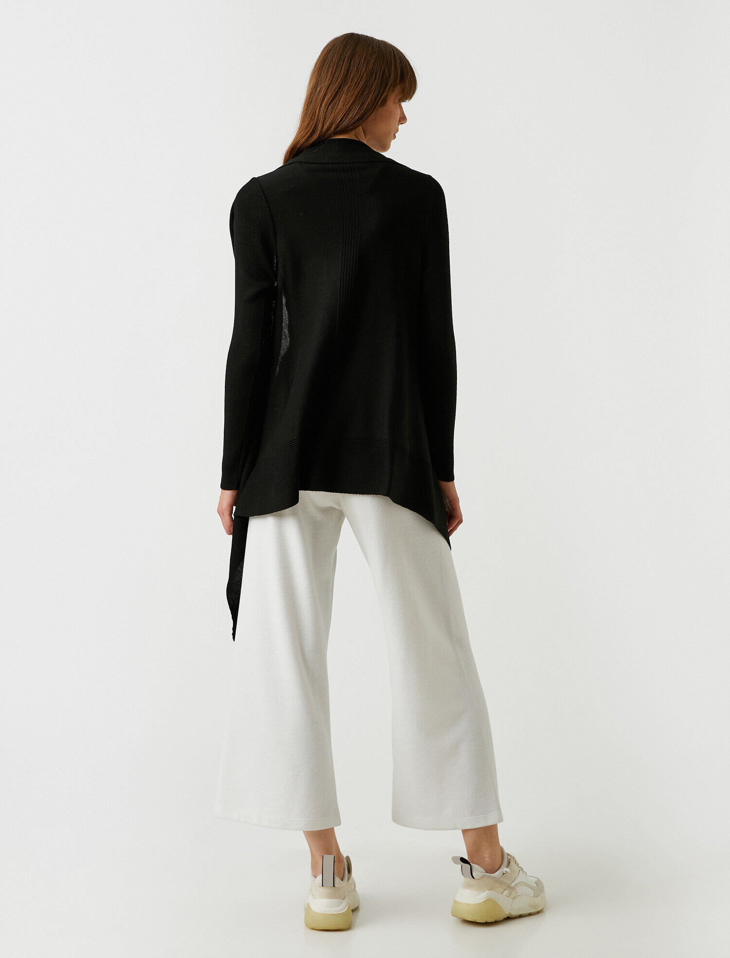   İnce Triko Hırka Uzun Kollu