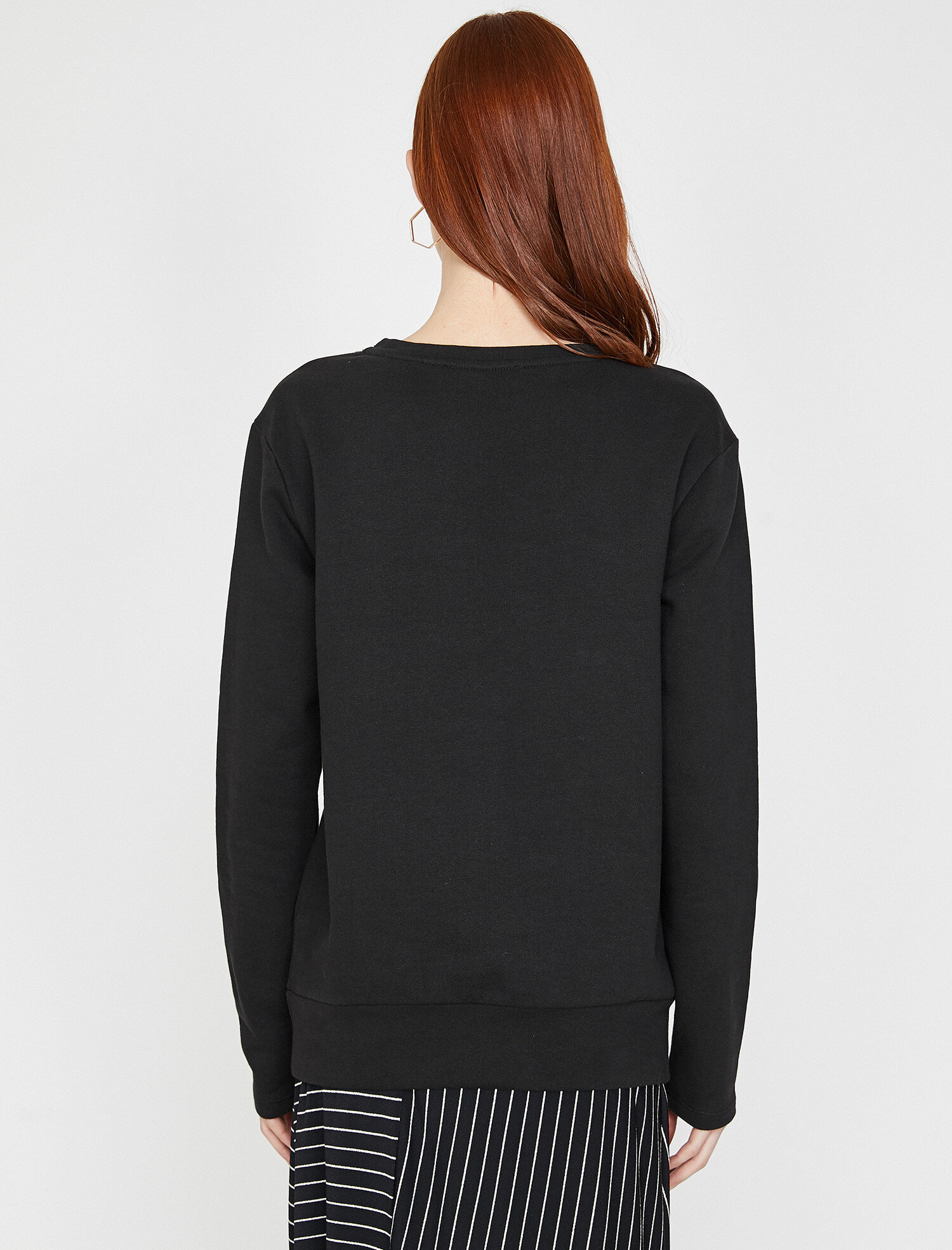 Fırfır Detaylı Sweatshirt