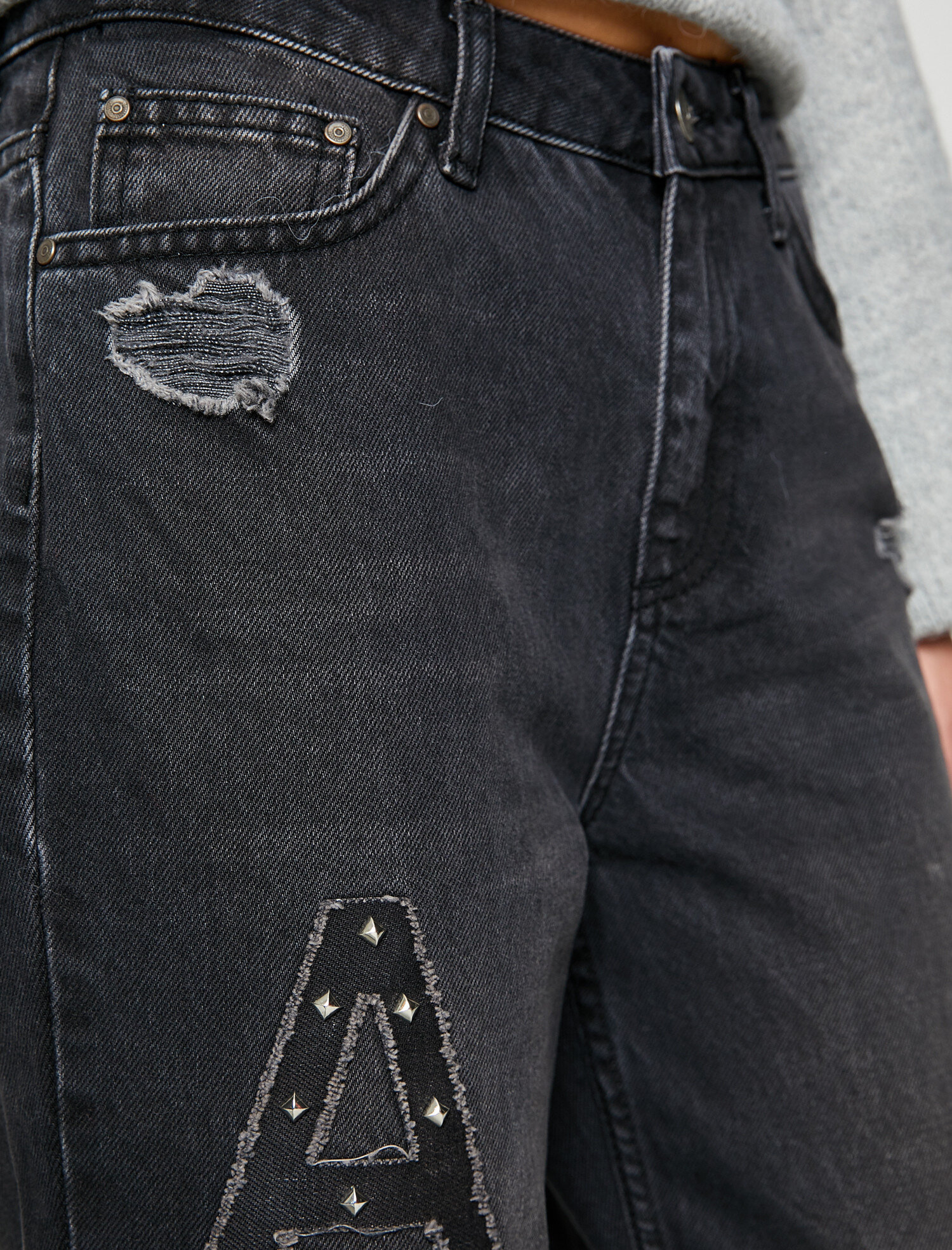 Boyfriend Jean - Rahat Kesim Düz Paça Pantolon