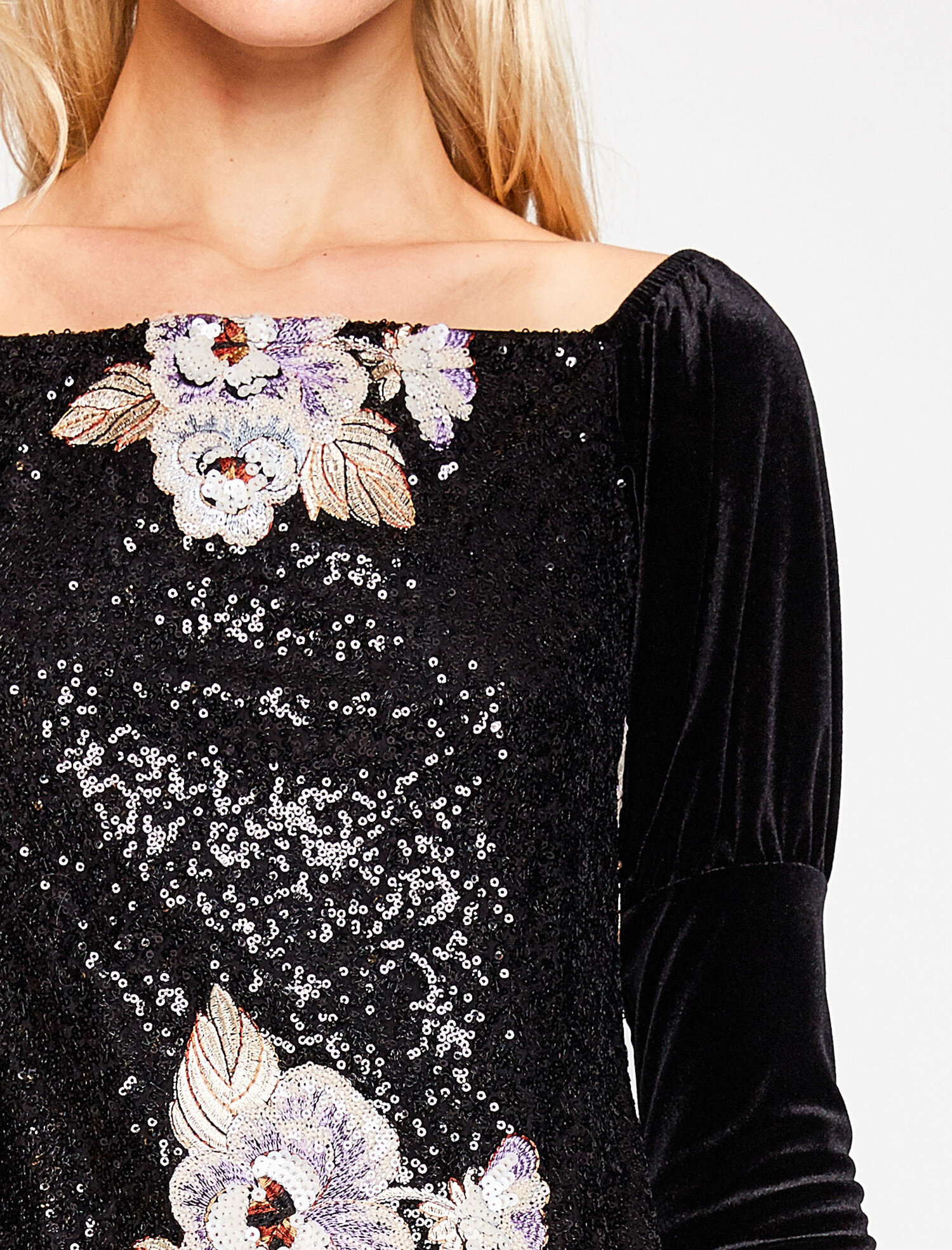   Çiçekli Abiye Elbise