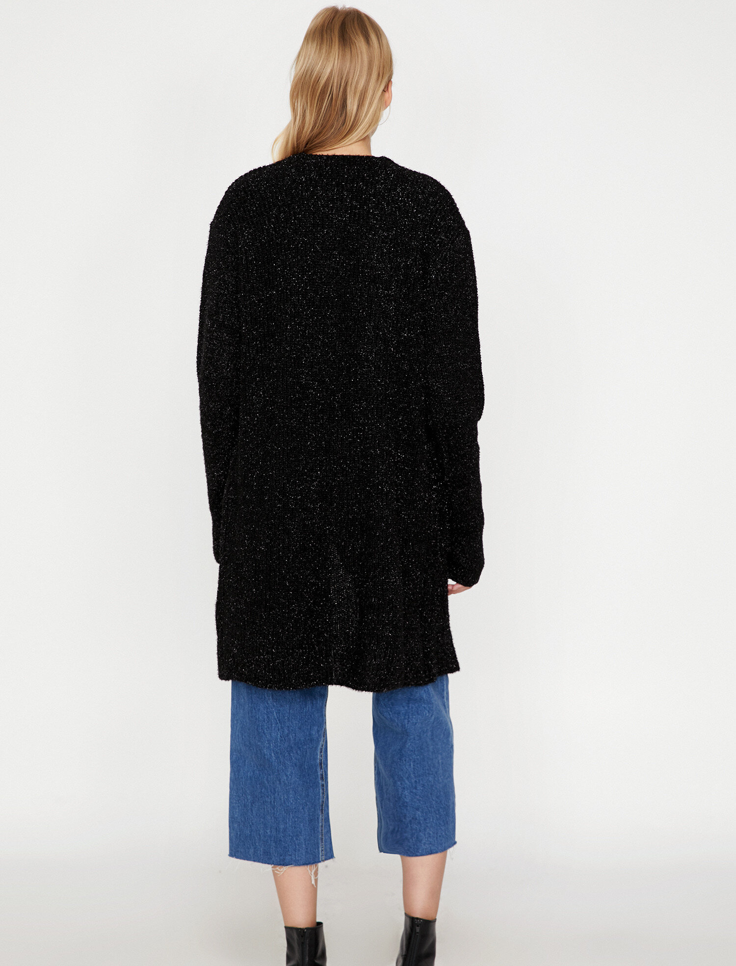   Sim Detaylı Triko Hırka