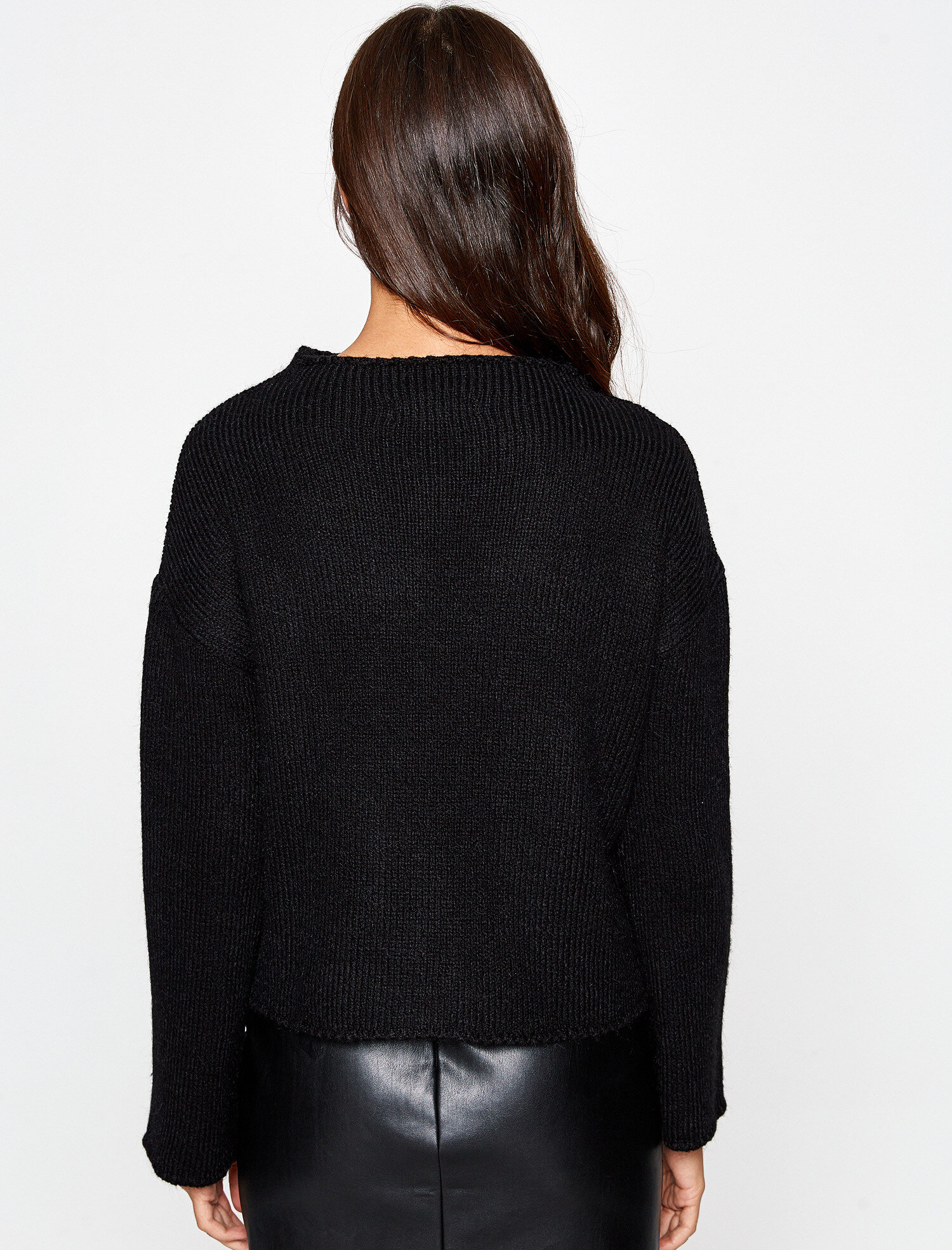   Yazılı Baskılı Triko Kazak