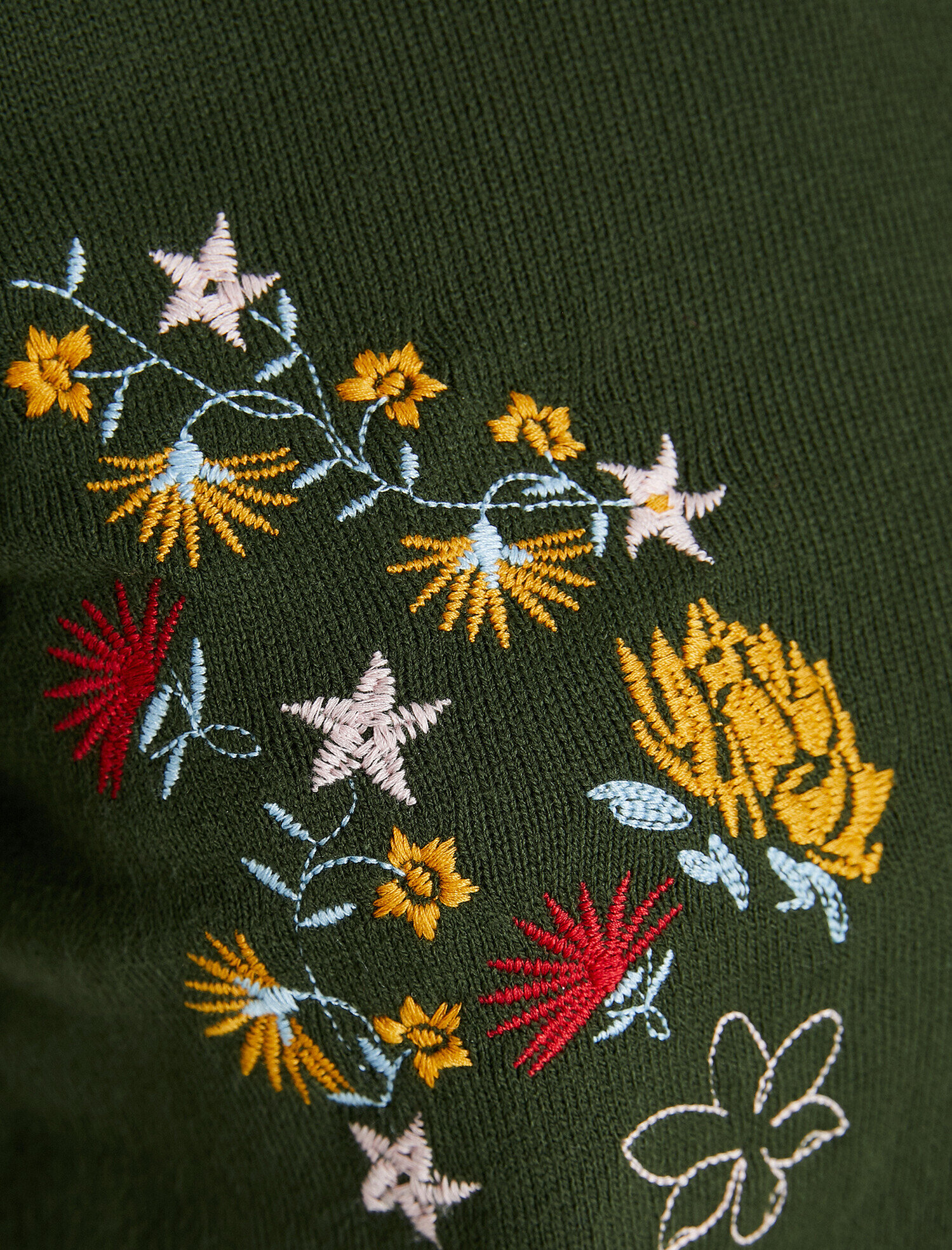   İşleme Detaylı Triko Kazak