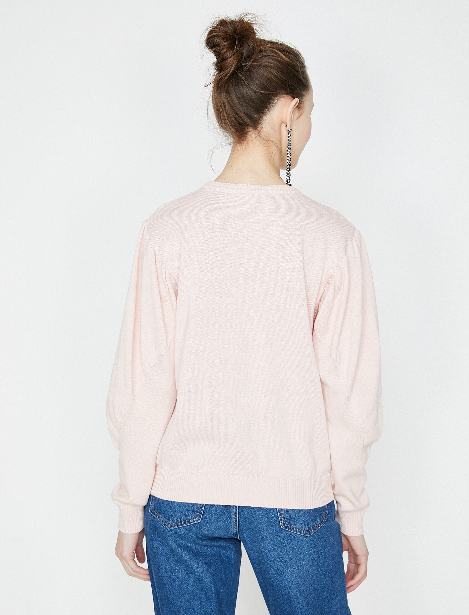   Bisiklet Yaka Triko Kazak